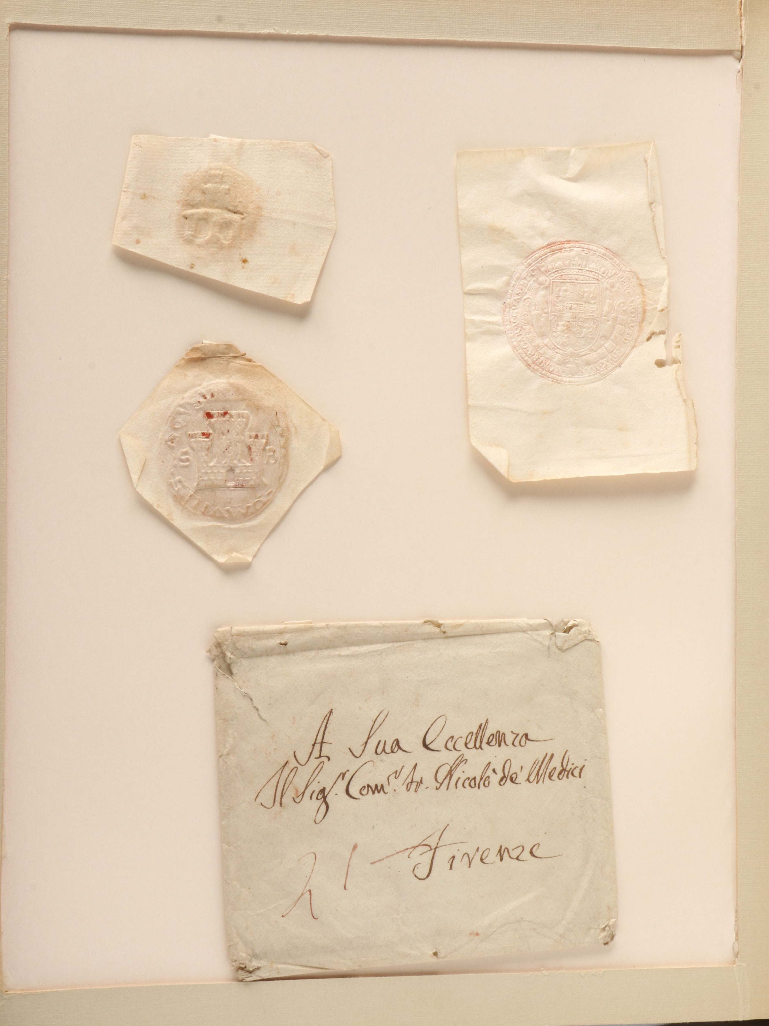Tuscan Heraldic Seal Album (Featuring Medici Correspondence)