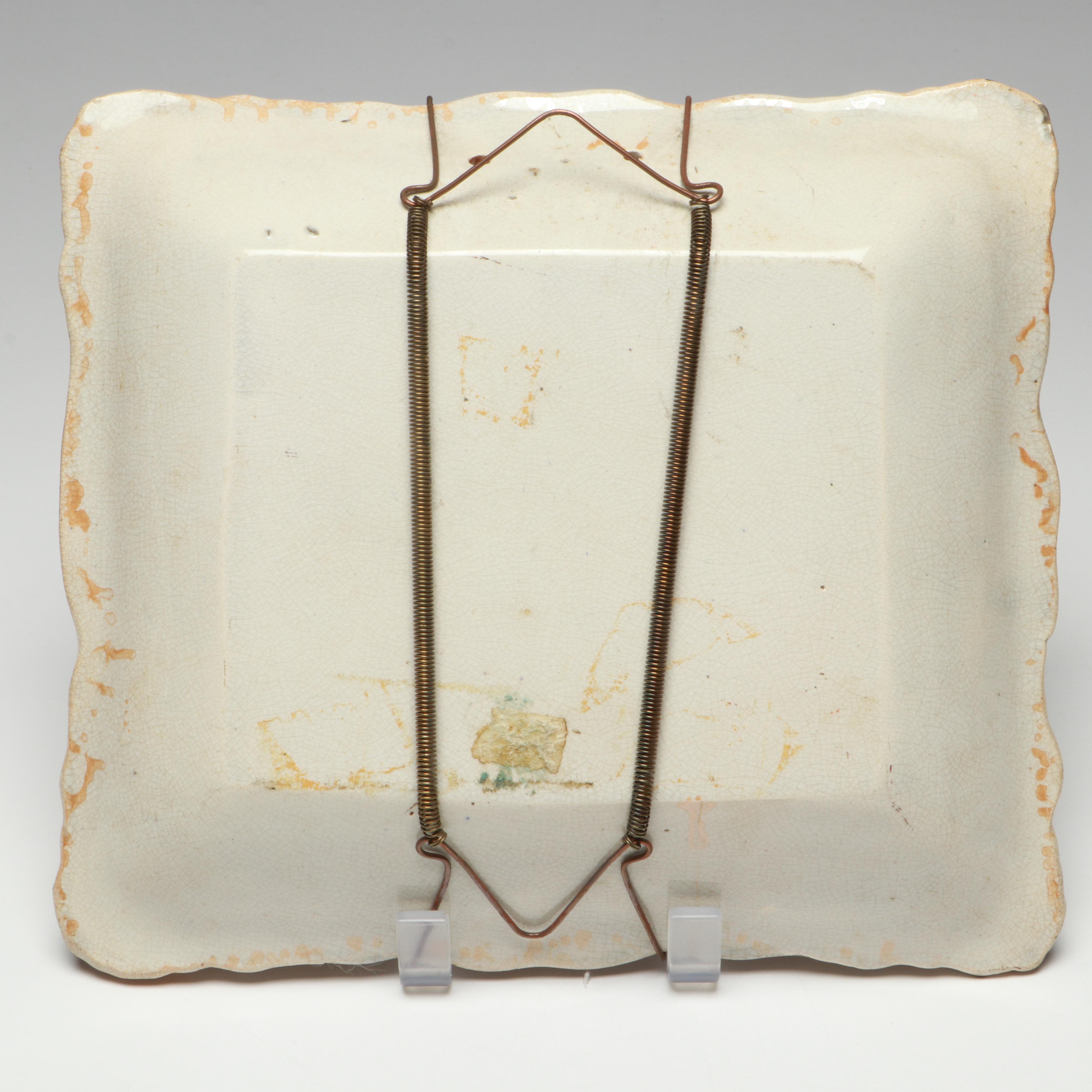 Sunderland Victorian English Lustre Wall Plaques, Late 19th Century