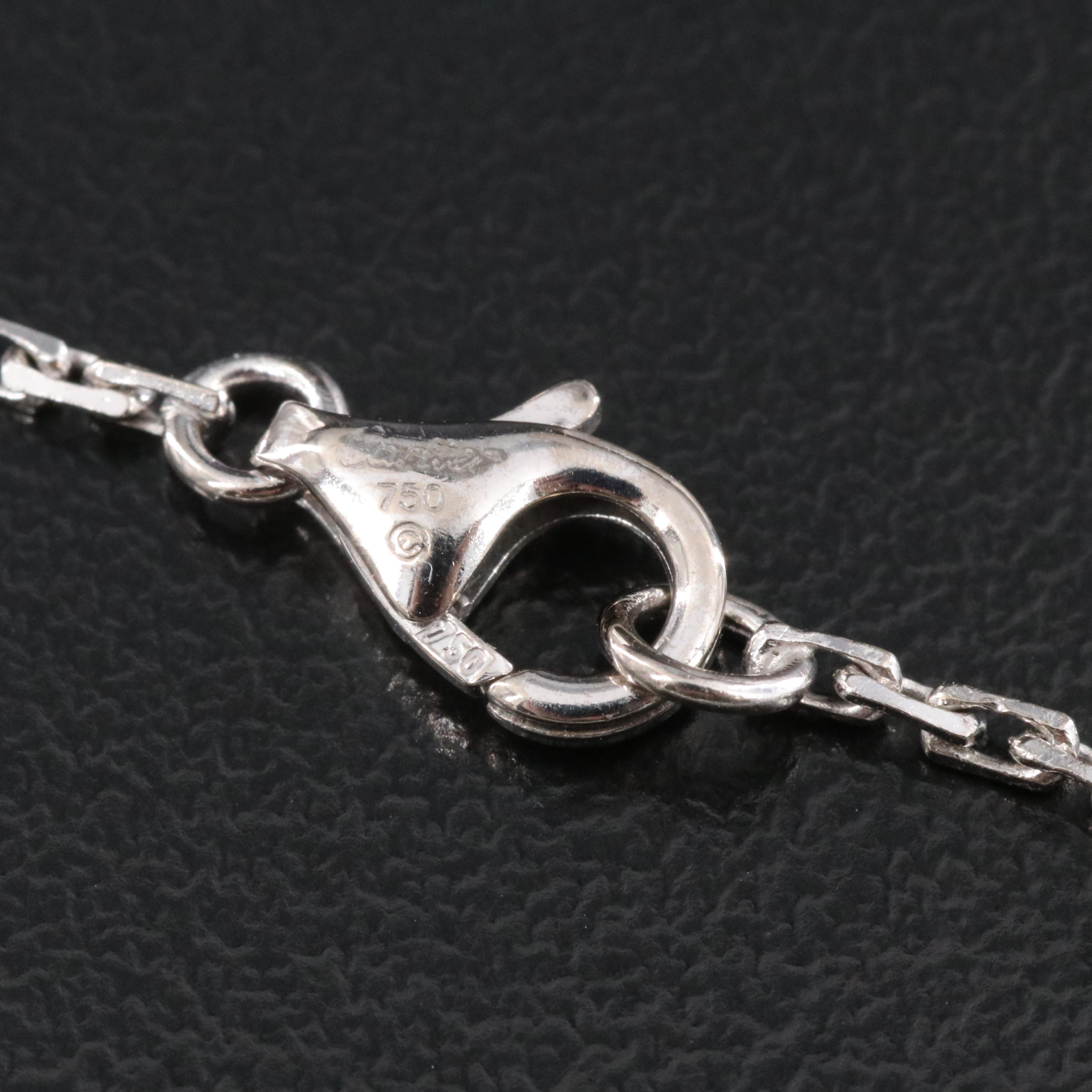 Cartier Baby Love 18K Ceramic and Diamond Necklace