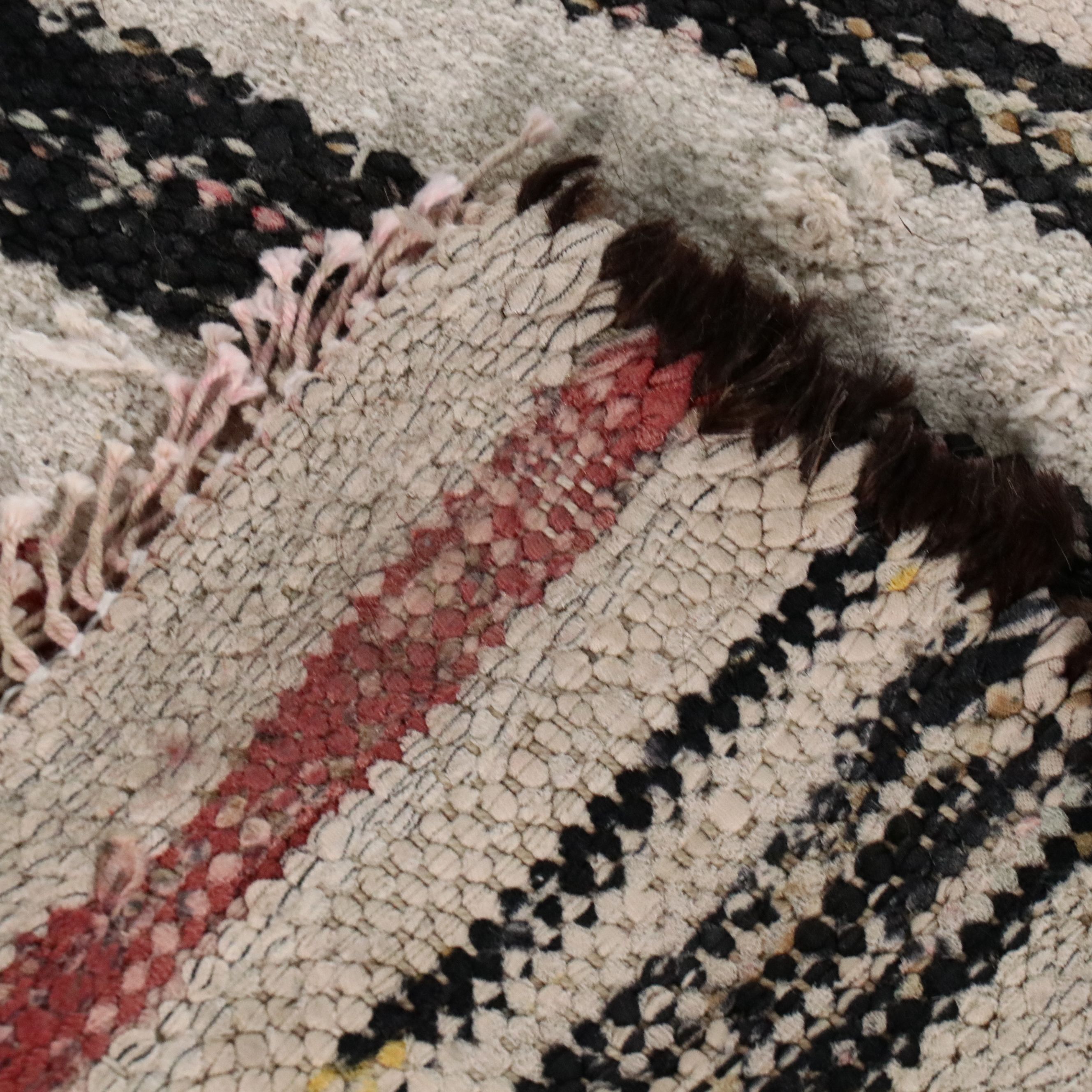 4' x 8'3 Handwoven Berber Striped Area Rug