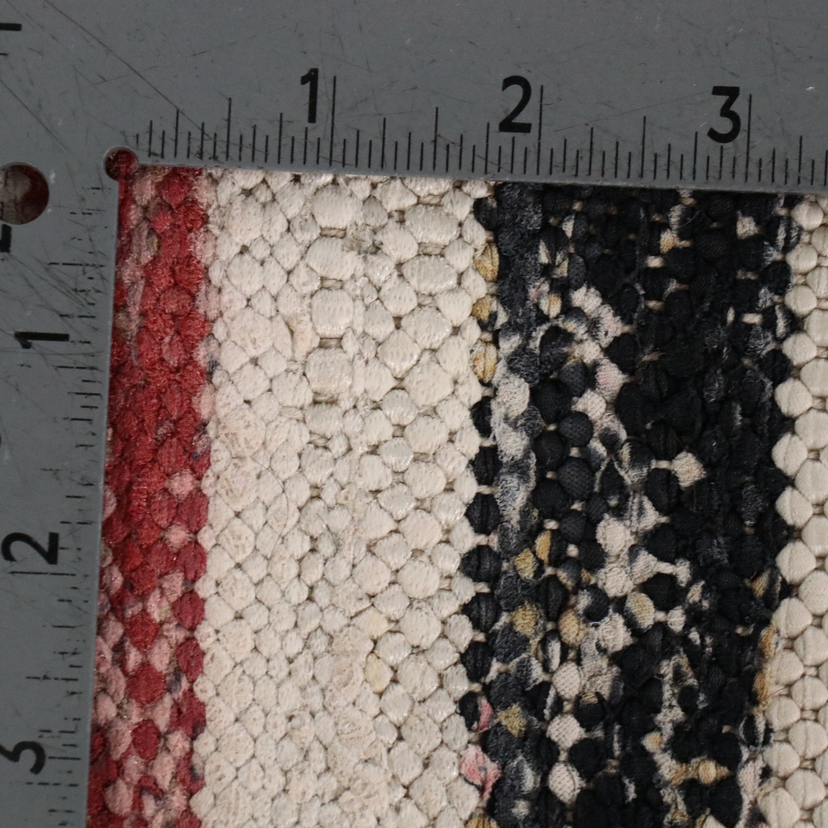 4' x 8'3 Handwoven Berber Striped Area Rug