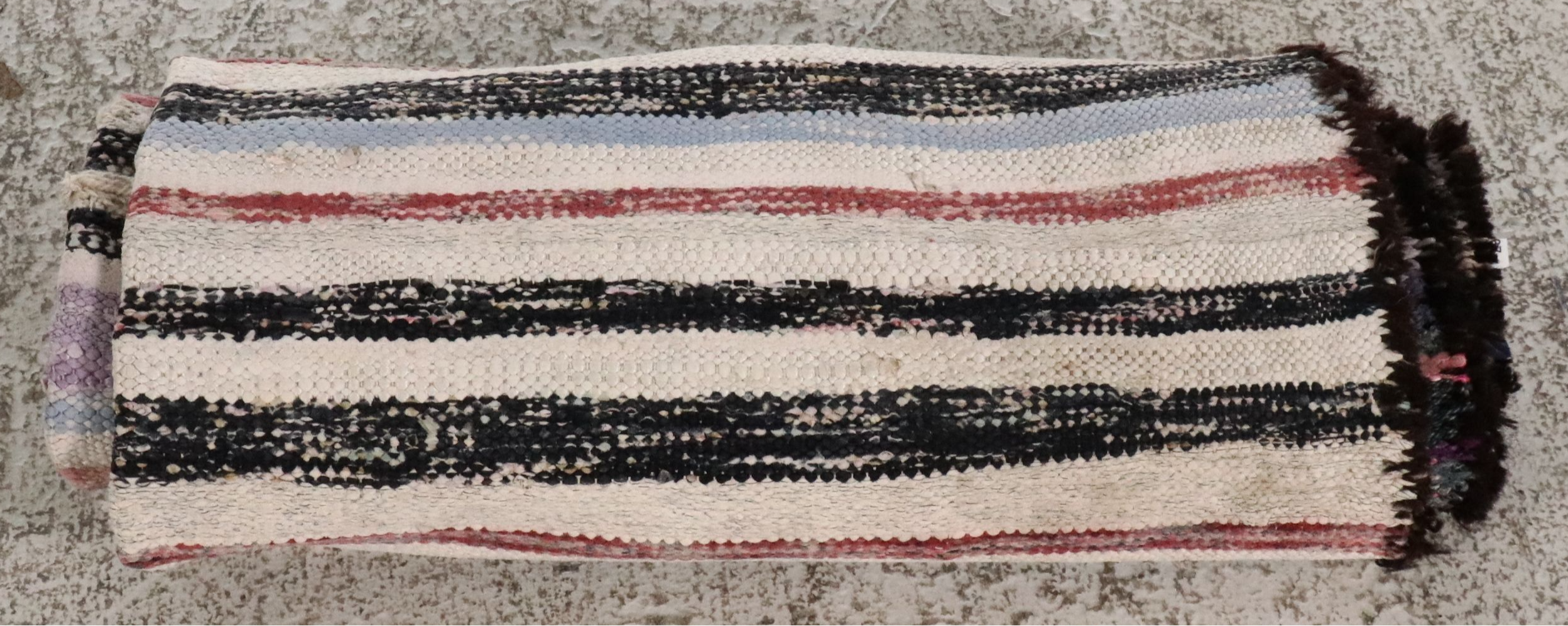 4' x 8'3 Handwoven Berber Striped Area Rug