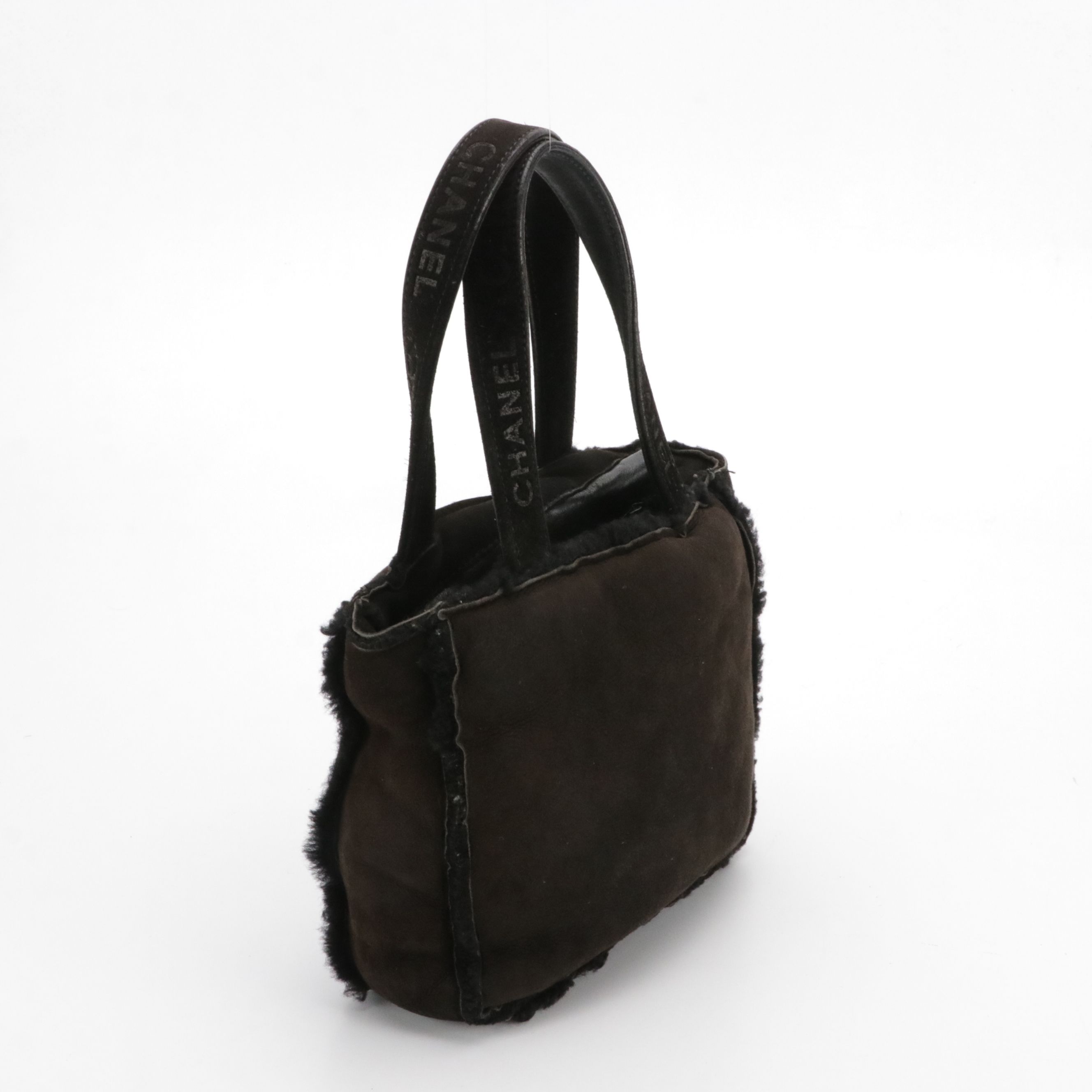 Chanel Sheepskin and Suede Tote Bag