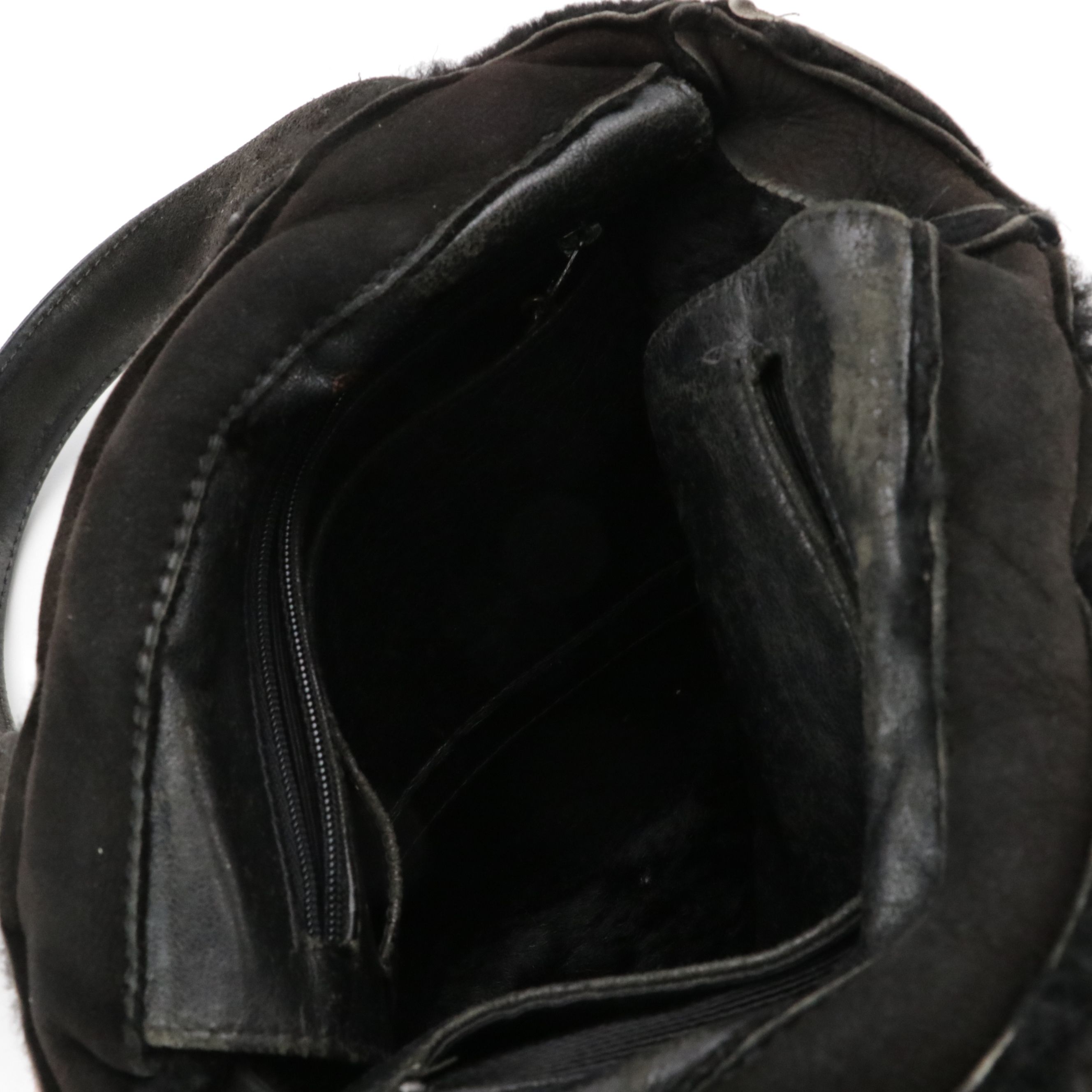 Chanel Sheepskin and Suede Tote Bag