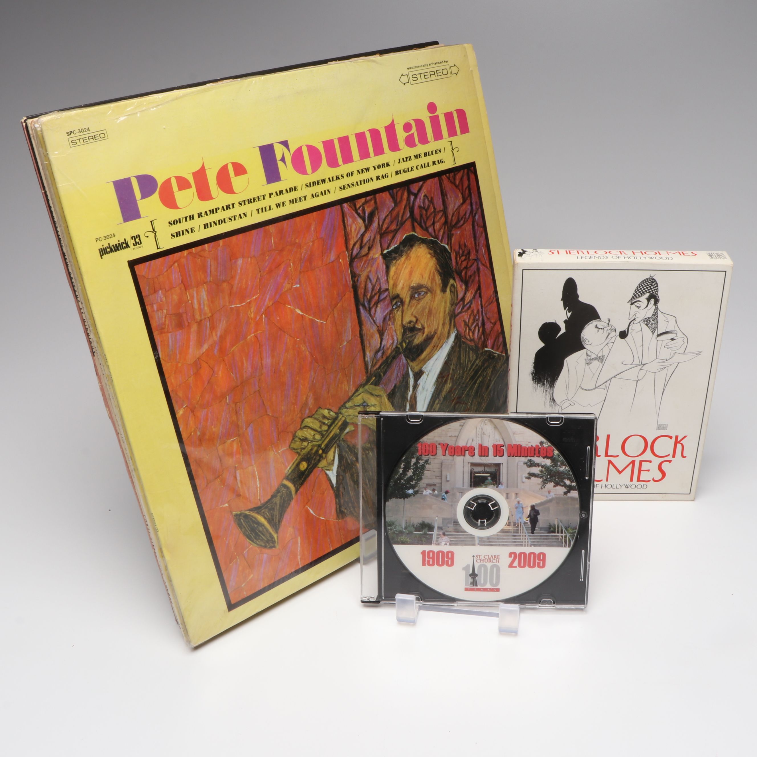 Pete Fountain, Oak Ridge Boys and Other Vinyl Records with DVDs
