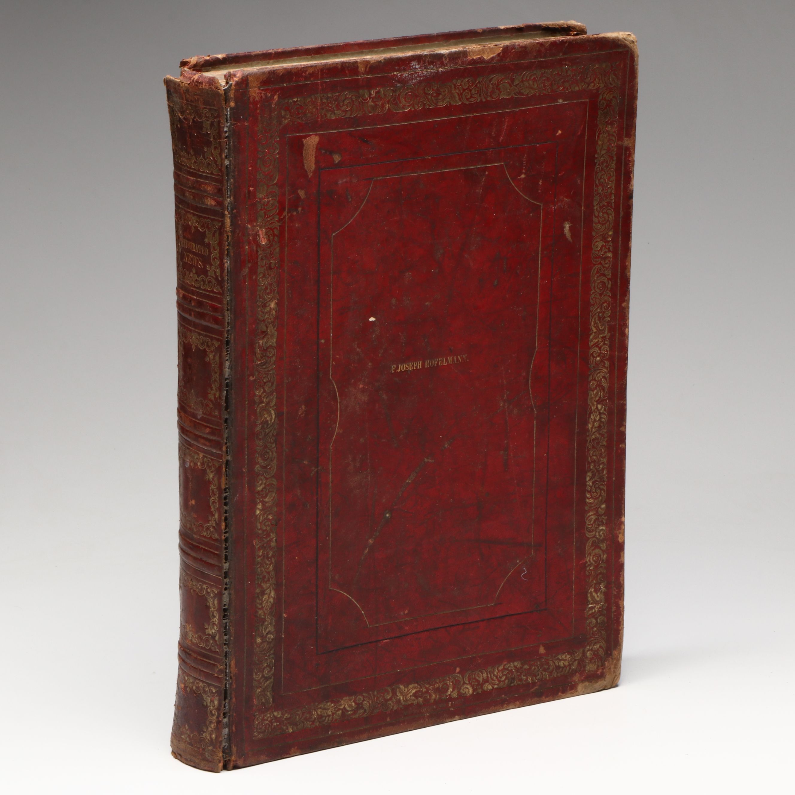 "The Illustrated London News" and "Gleason's Pictorial" Bound Magazine Issues