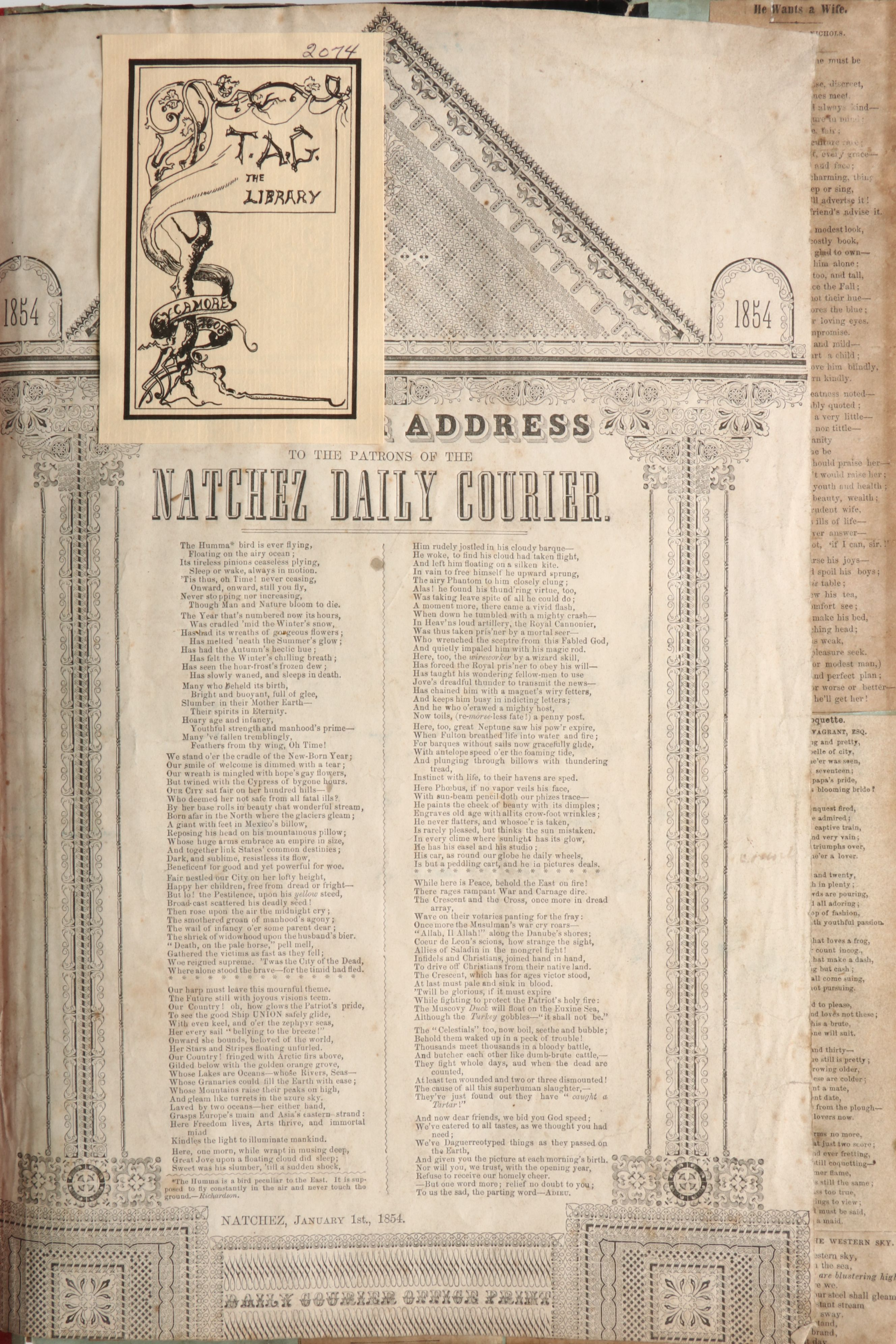 "The Illustrated London News" and "Gleason's Pictorial" Bound Magazine Issues