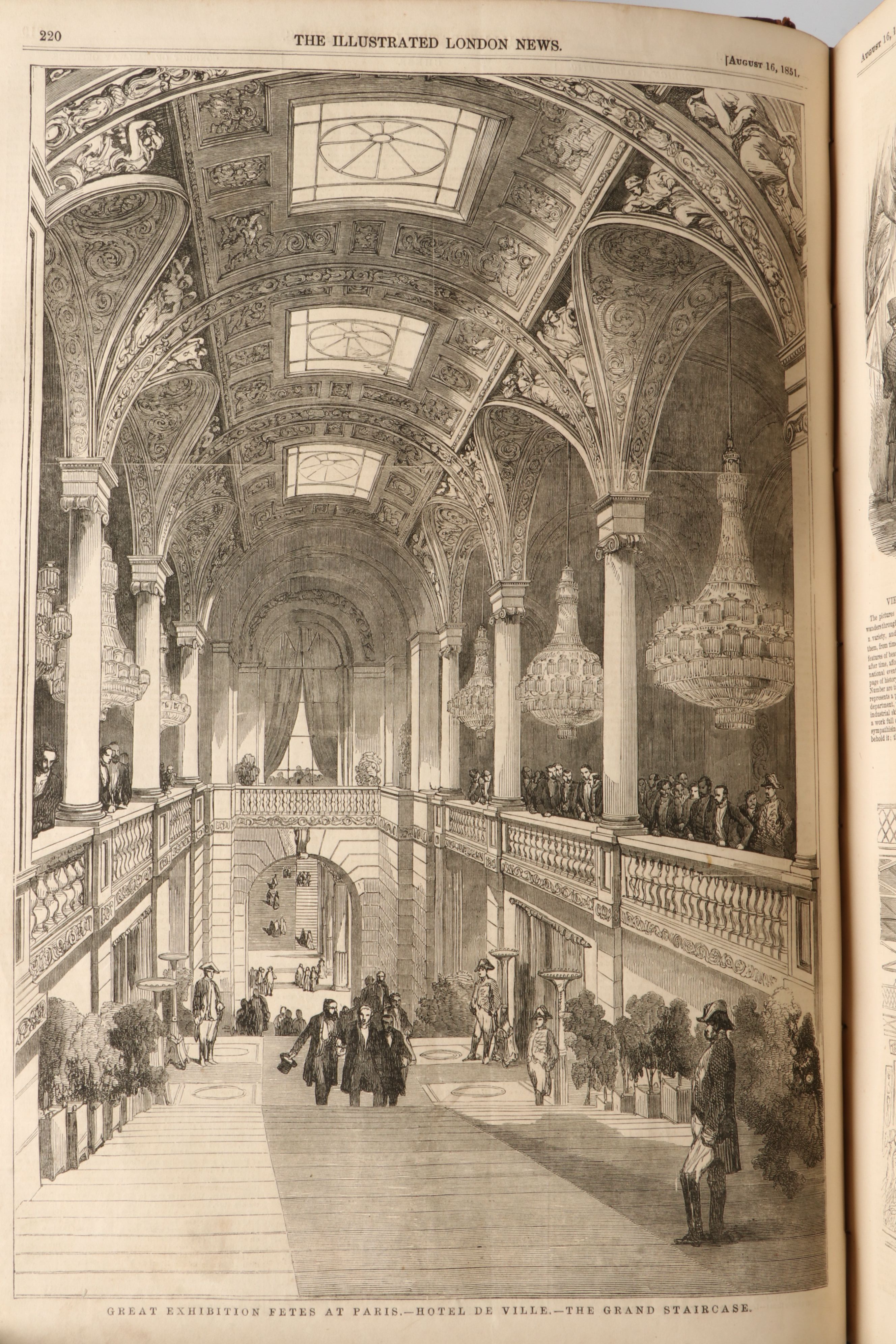 "The Illustrated London News" and "Gleason's Pictorial" Bound Magazine Issues