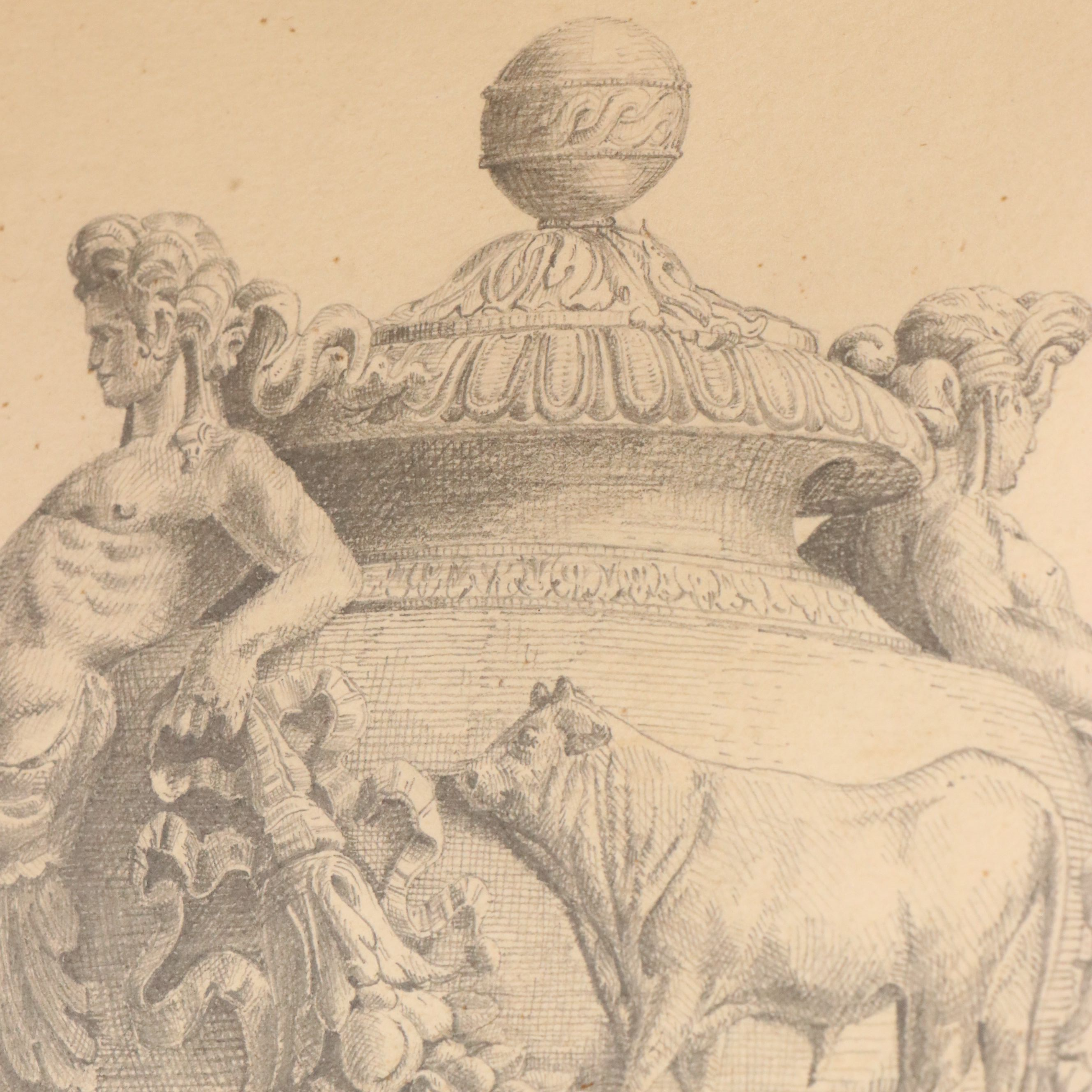 Portfolio of Mixed Media Drawings of Landscape Studies and More, 19th Century