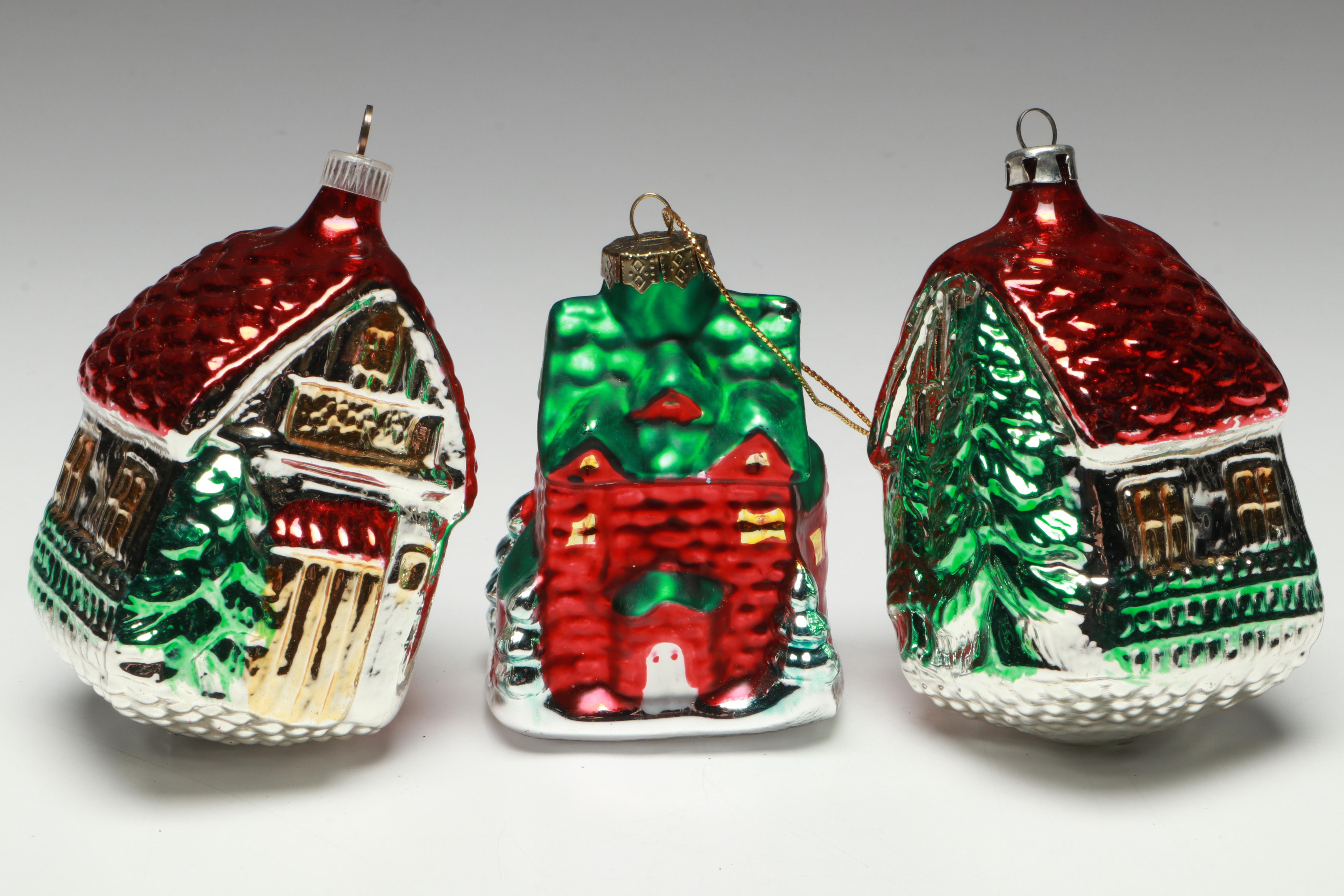 Glass Christmas Tree Ornaments