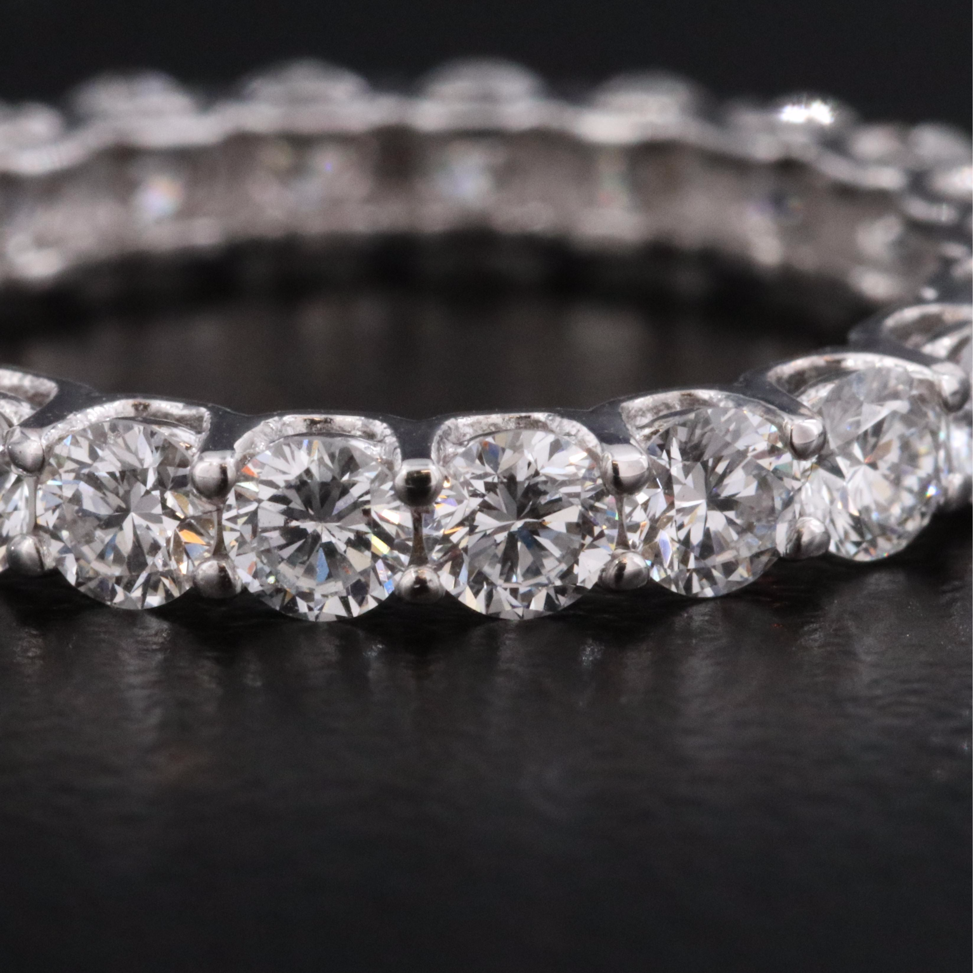 14K 2.22 CTW Lab Grown Diamond Eternity Band with IGI Report