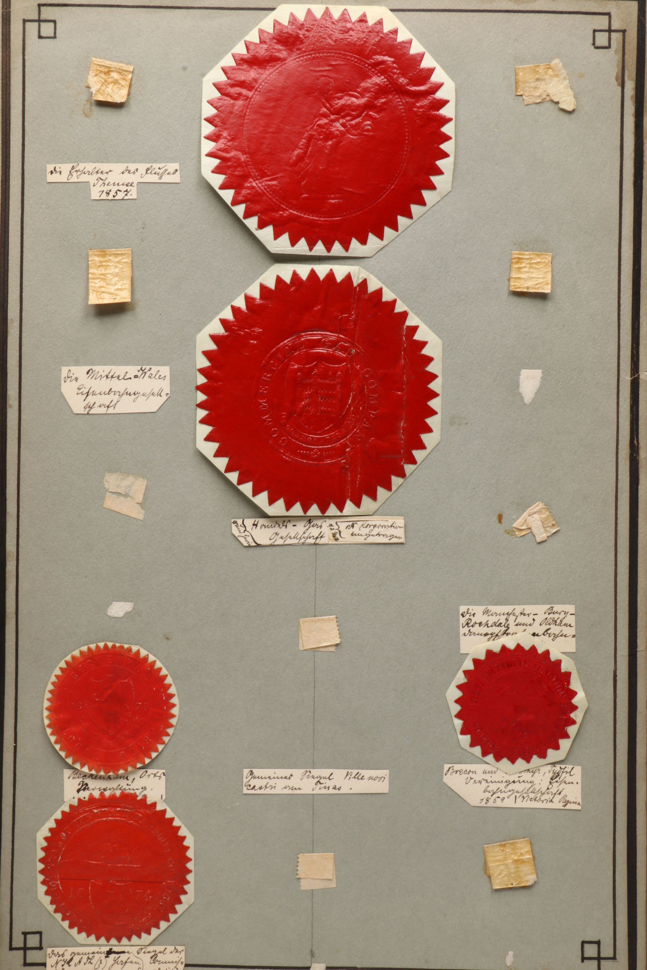 Album of Antique Trockensiegel Dry Seals