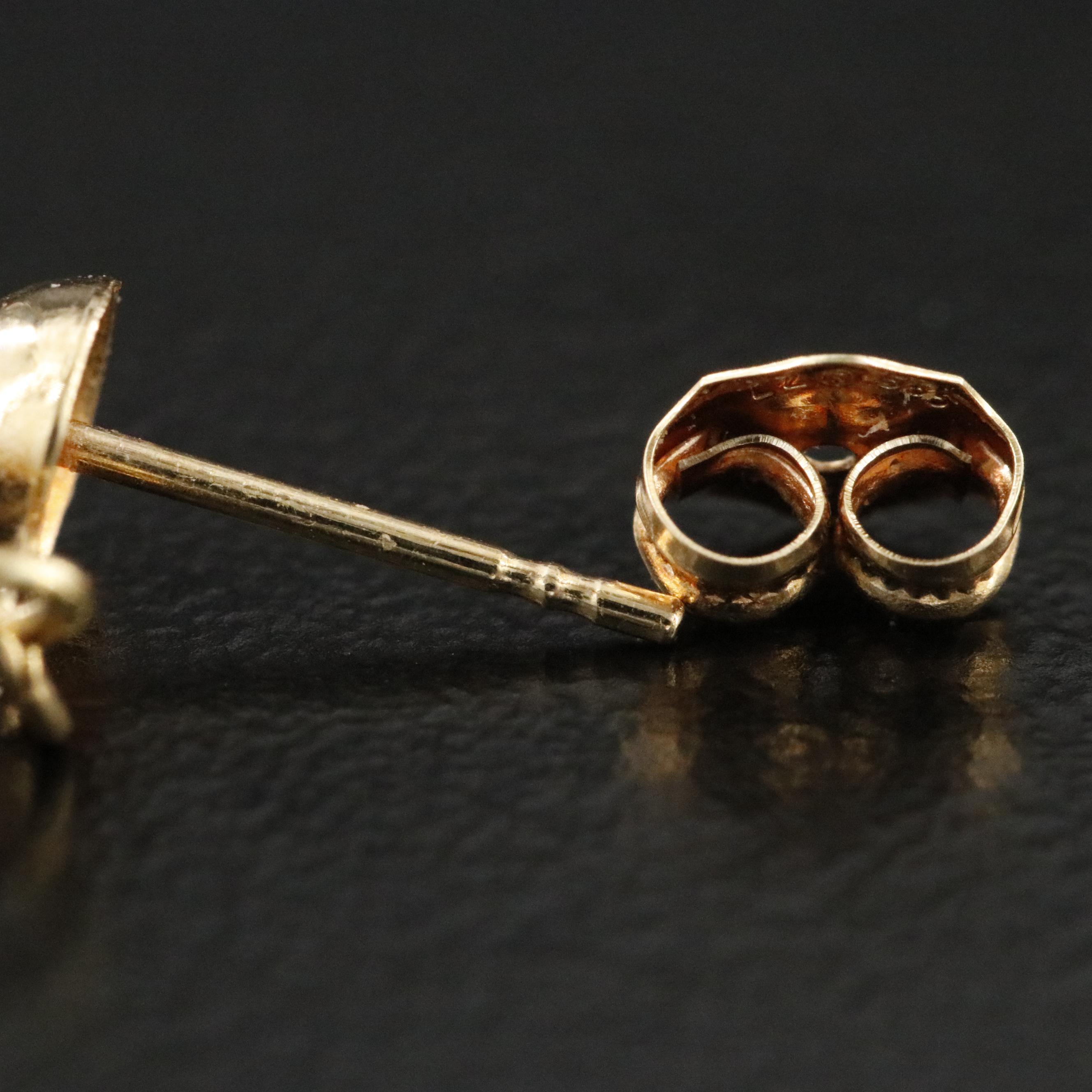 14K Black Onyx Drop Earrings