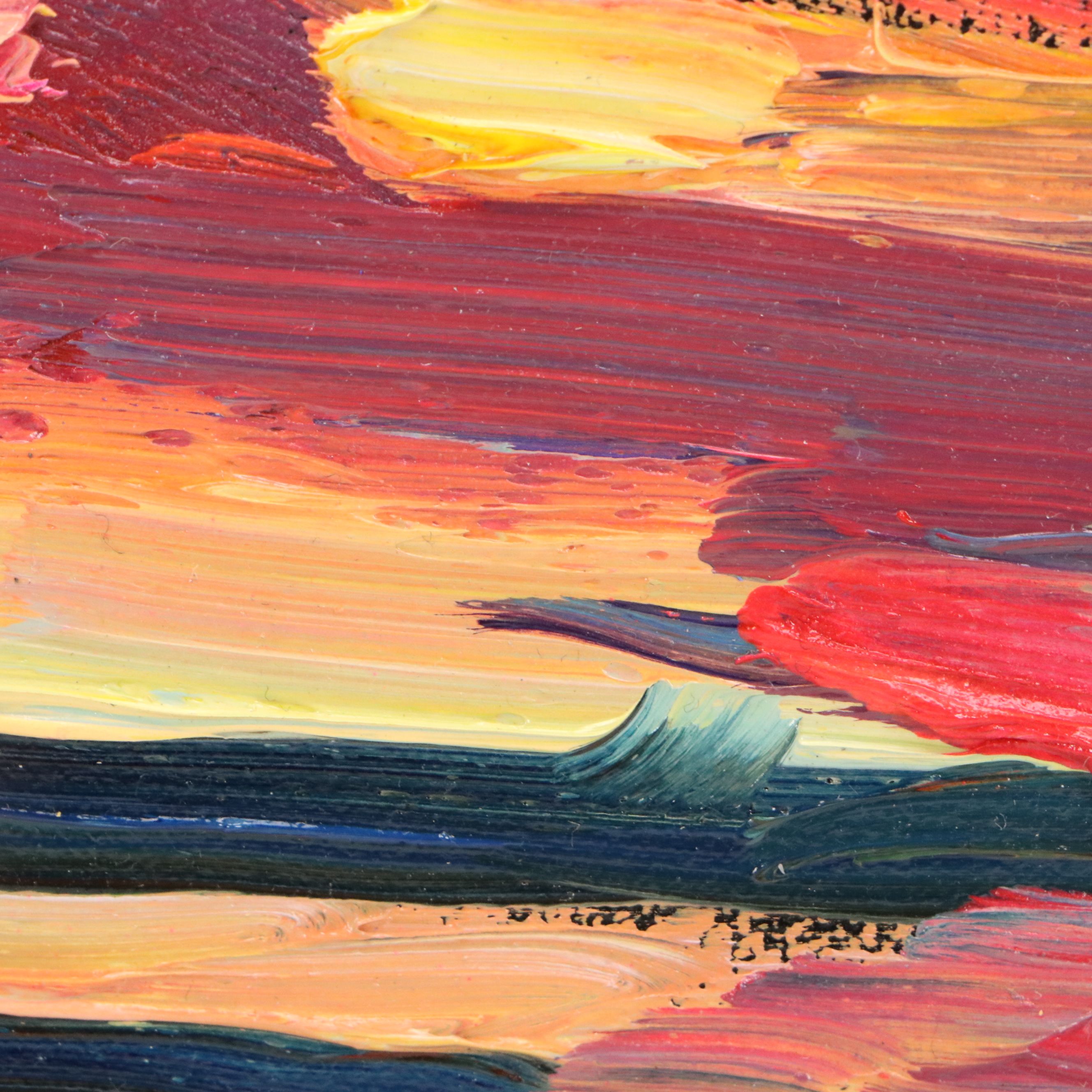 William Hawkins Sunset Landscape Oil Painting, 2025