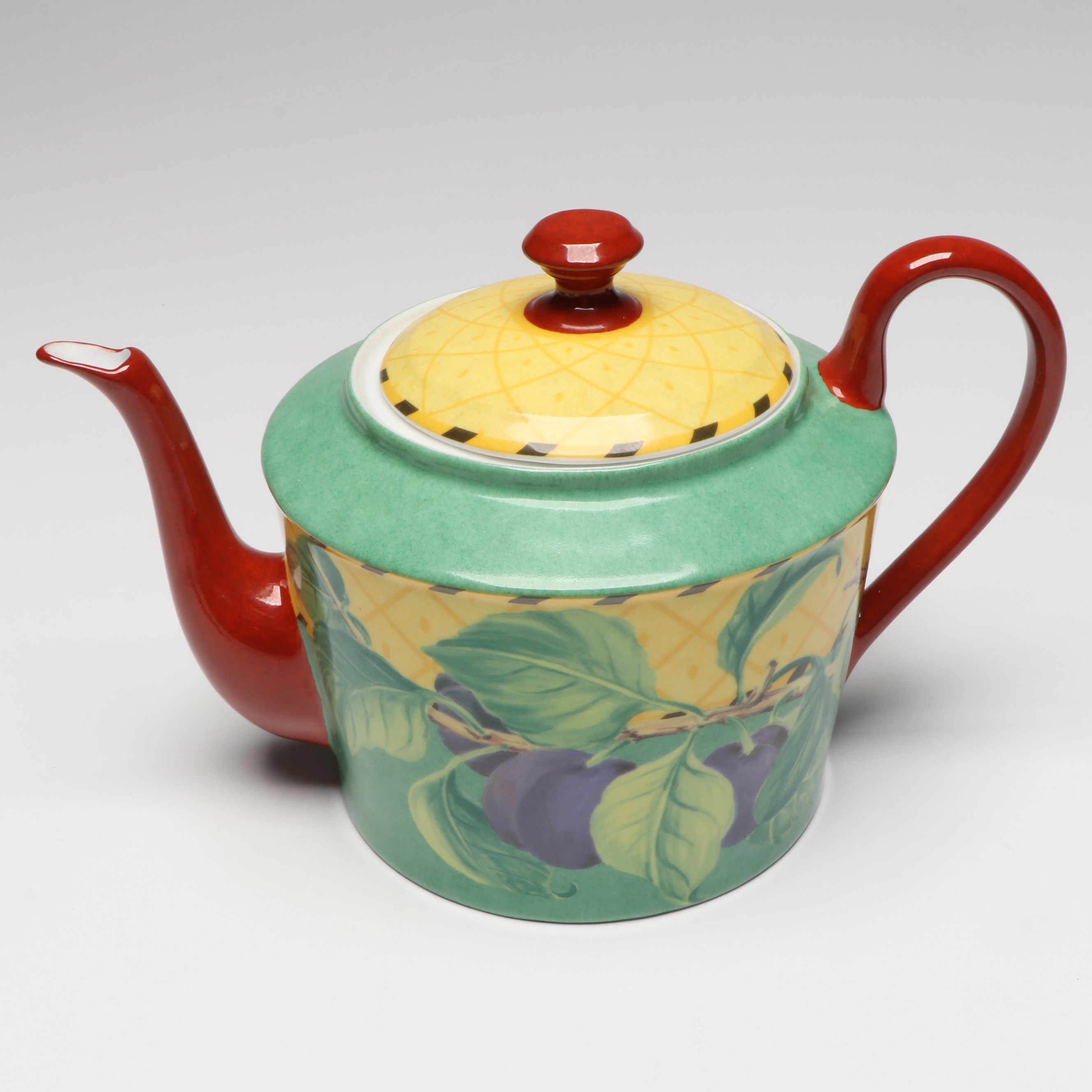 MacKenzie-Childs "Torquay" Ceramic Bowls with Laure Japy Porcelain Teapot