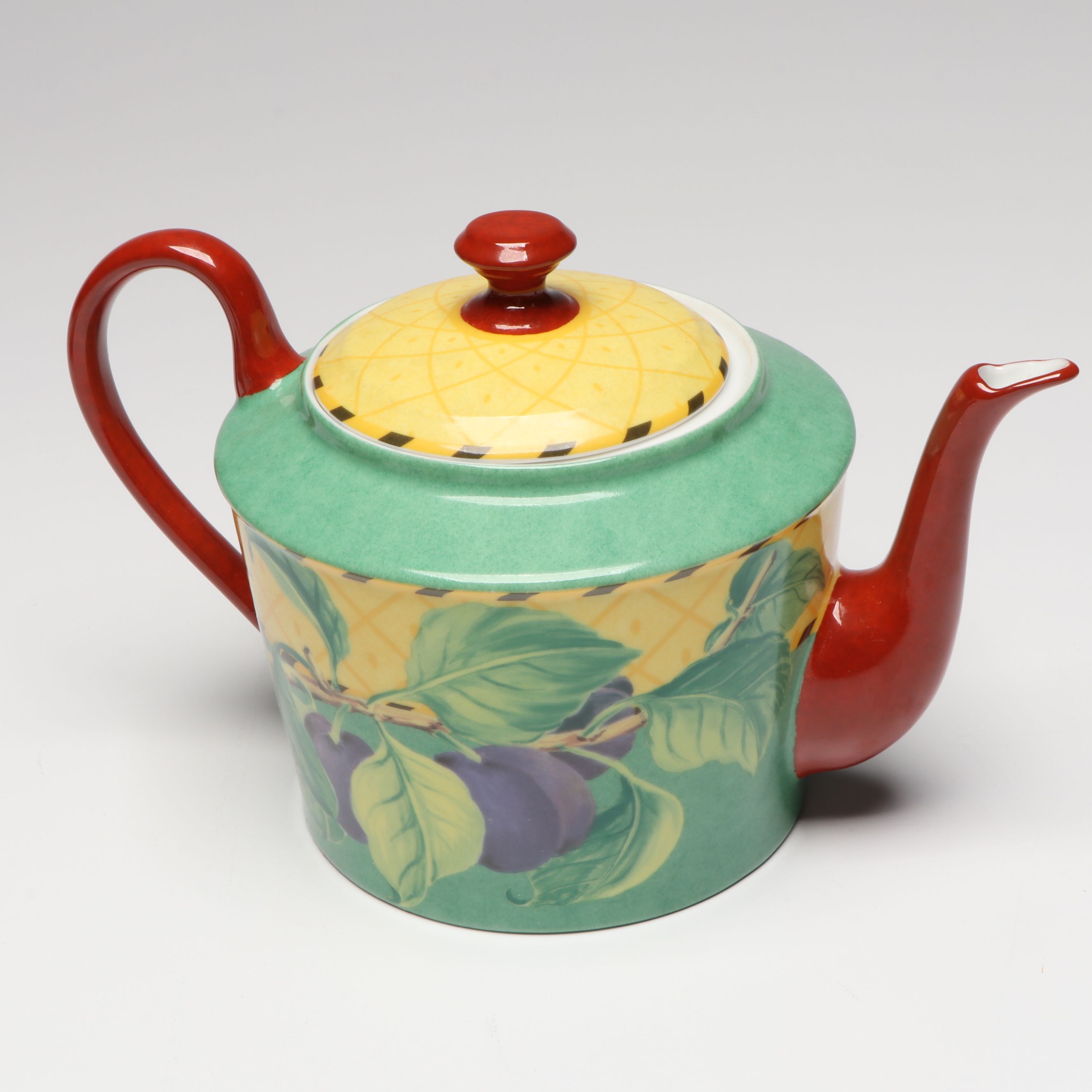 MacKenzie-Childs "Torquay" Ceramic Bowls with Laure Japy Porcelain Teapot