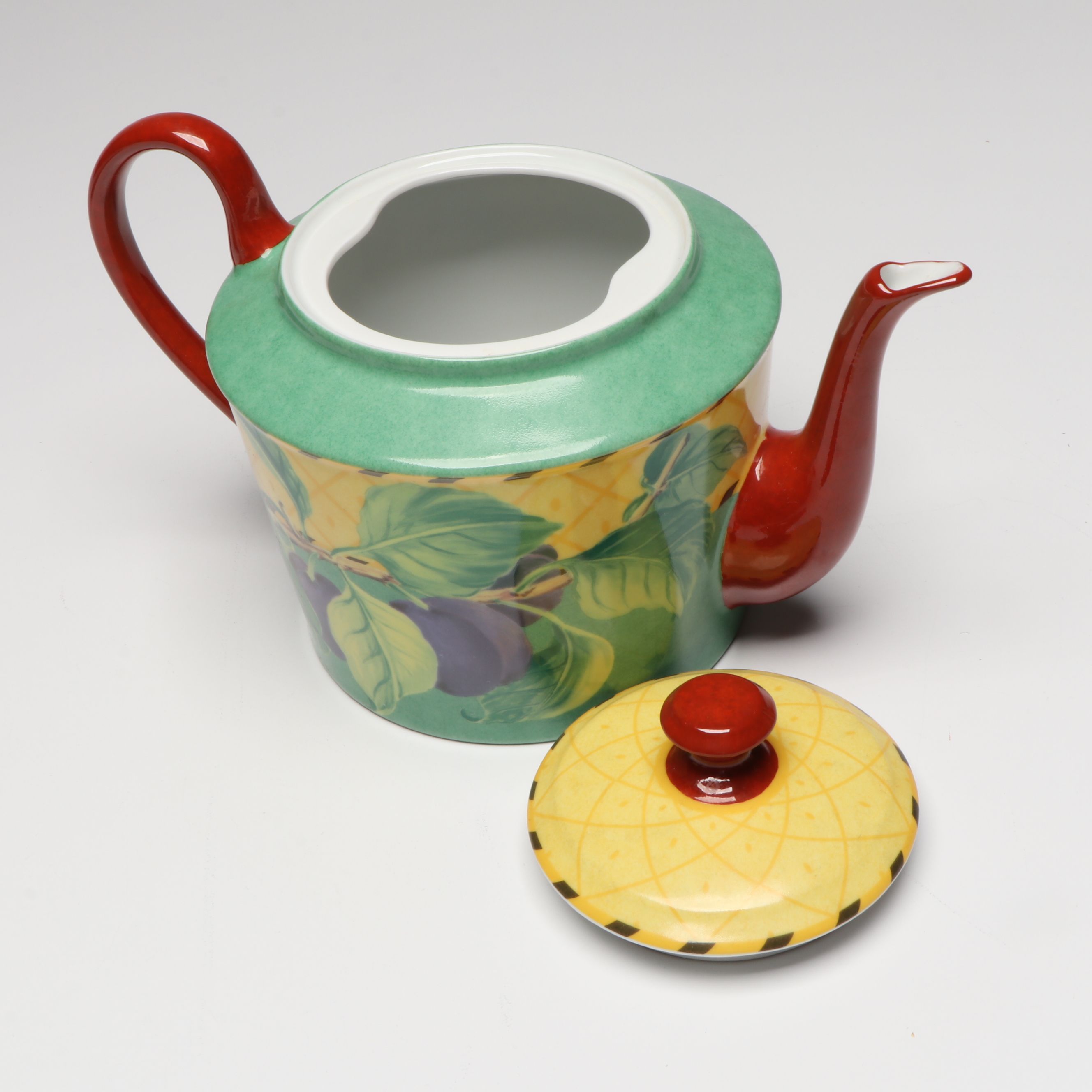 MacKenzie-Childs "Torquay" Ceramic Bowls with Laure Japy Porcelain Teapot