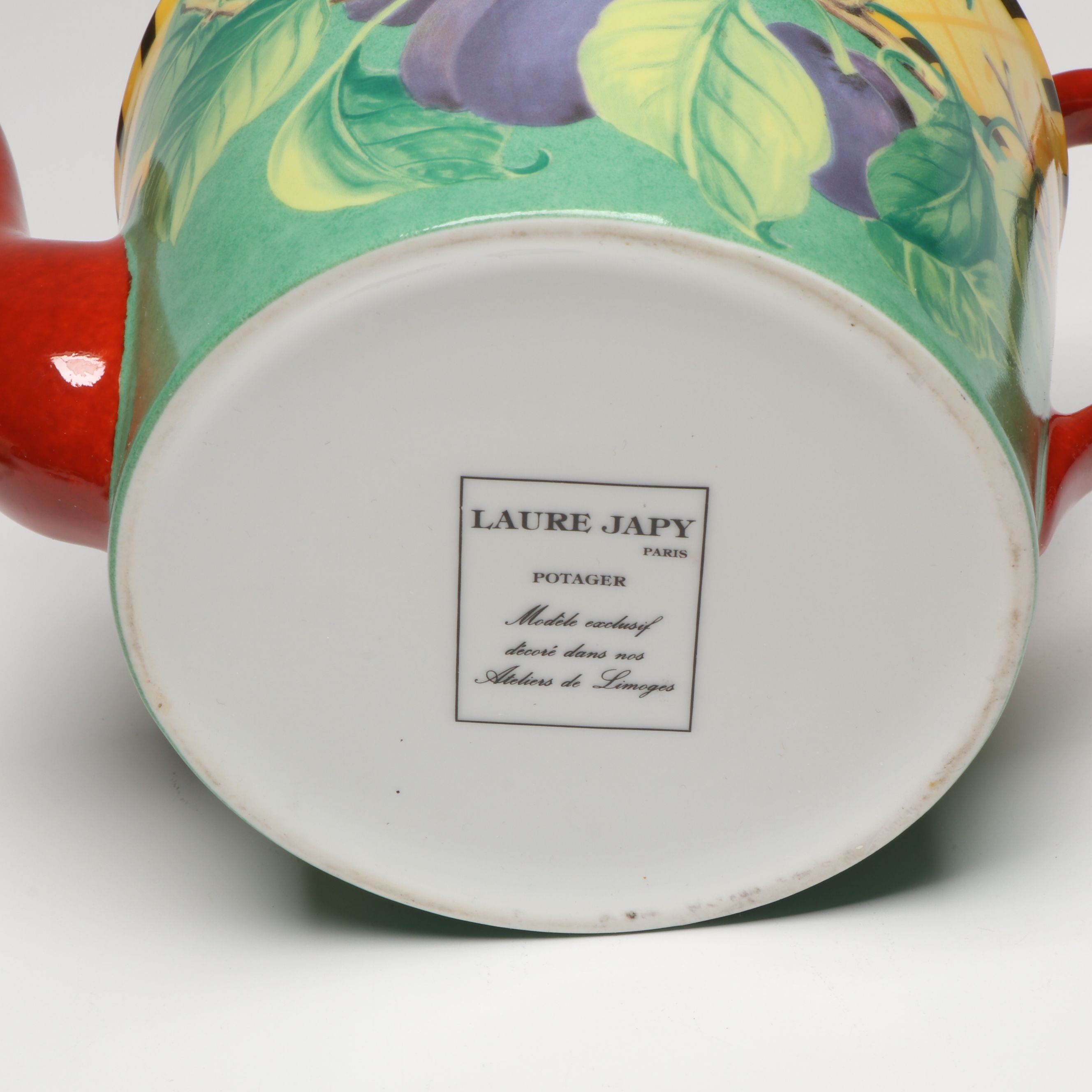 MacKenzie-Childs "Torquay" Ceramic Bowls with Laure Japy Porcelain Teapot