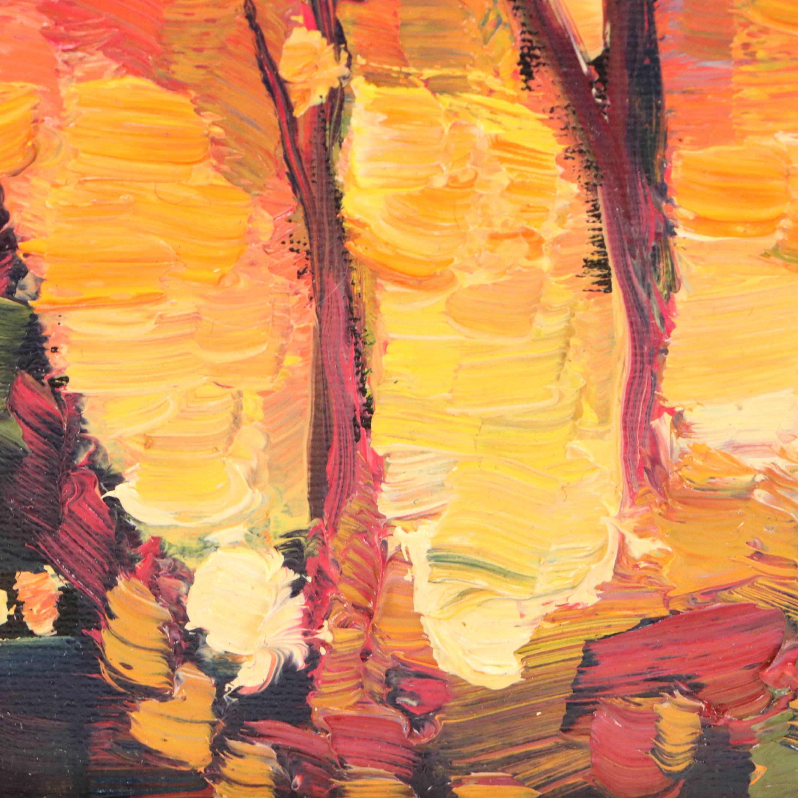 William Hawkins Sunset Landscape Oil Painting, 2025