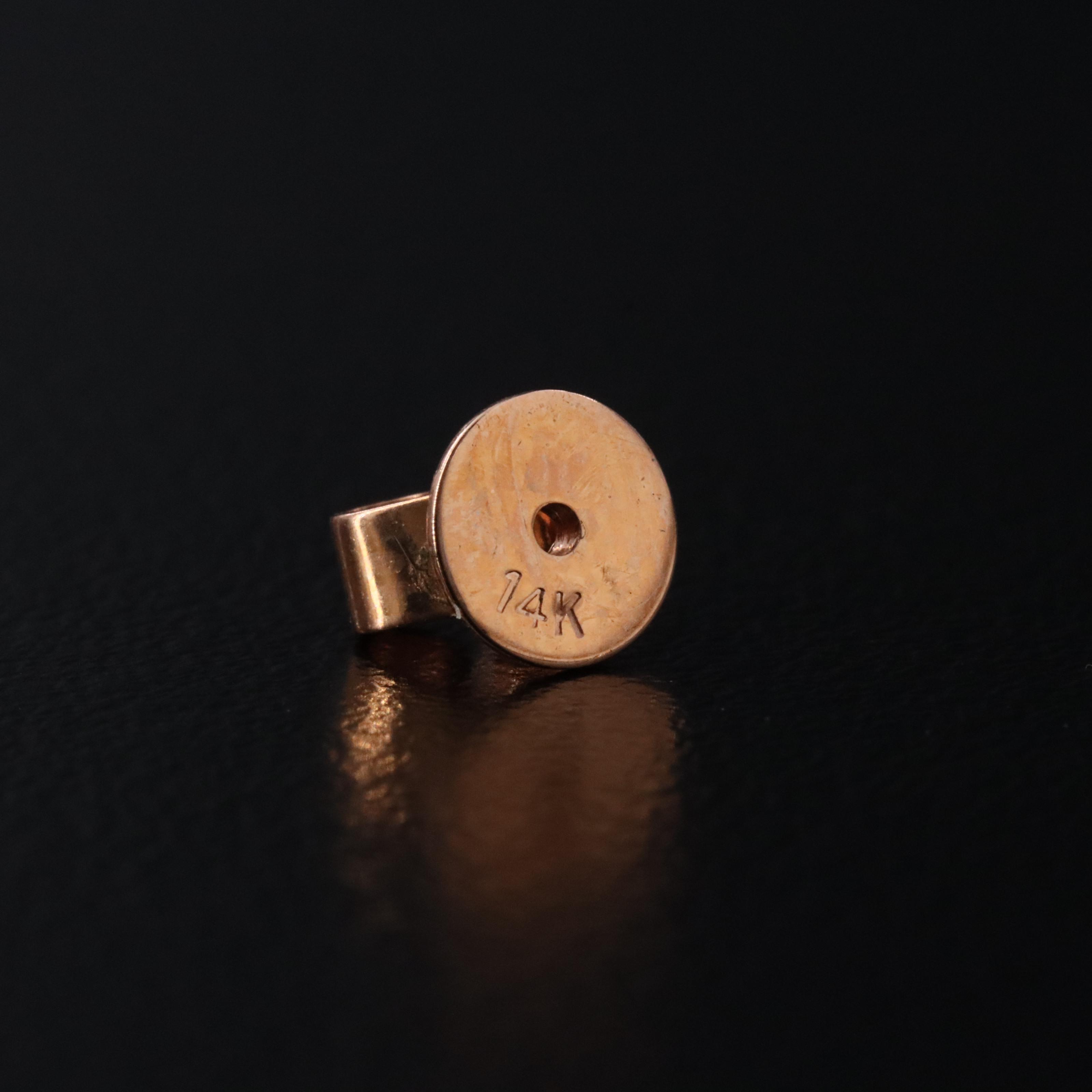 14K Rose Gold 1.00 CTW Lab Grown Diamond Martini Set Earrings