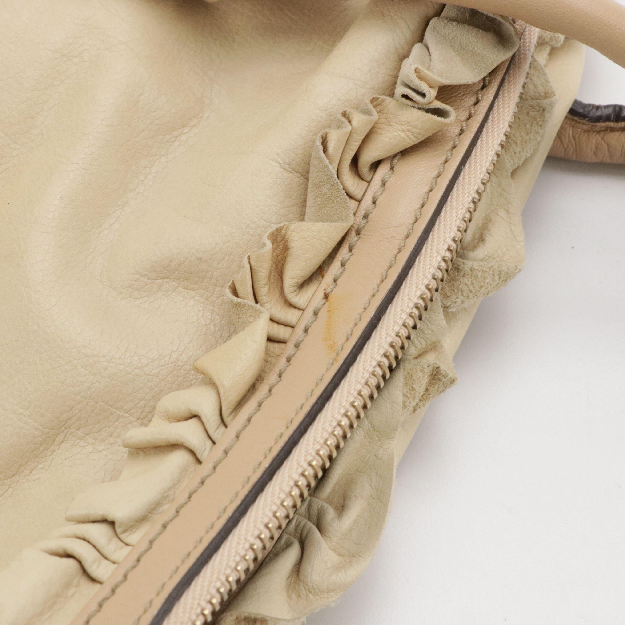 Gucci Sabrina Boston Bag in Nude Leather