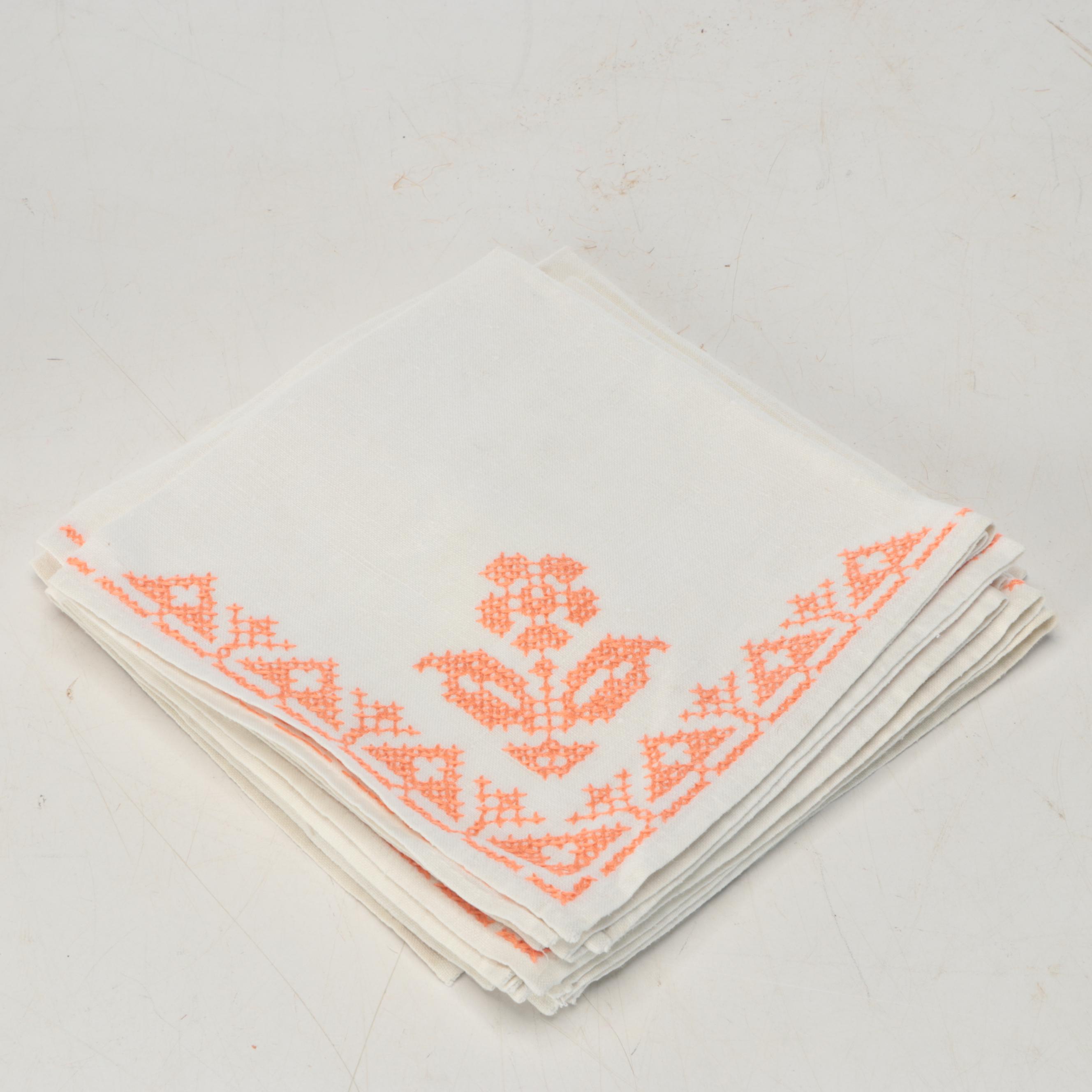 Vintage Embroidered and Other Table Linens