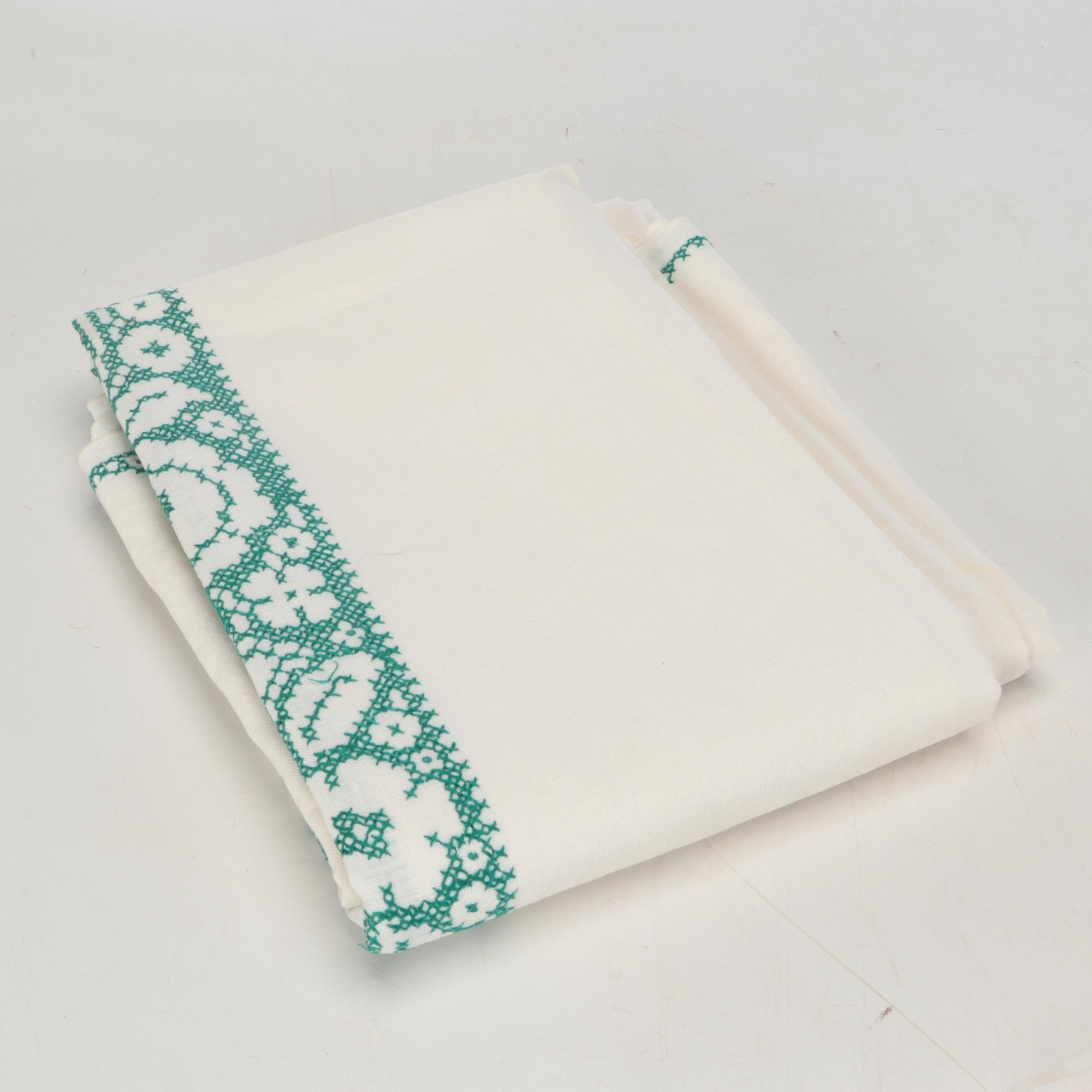 Vintage Embroidered and Other Table Linens