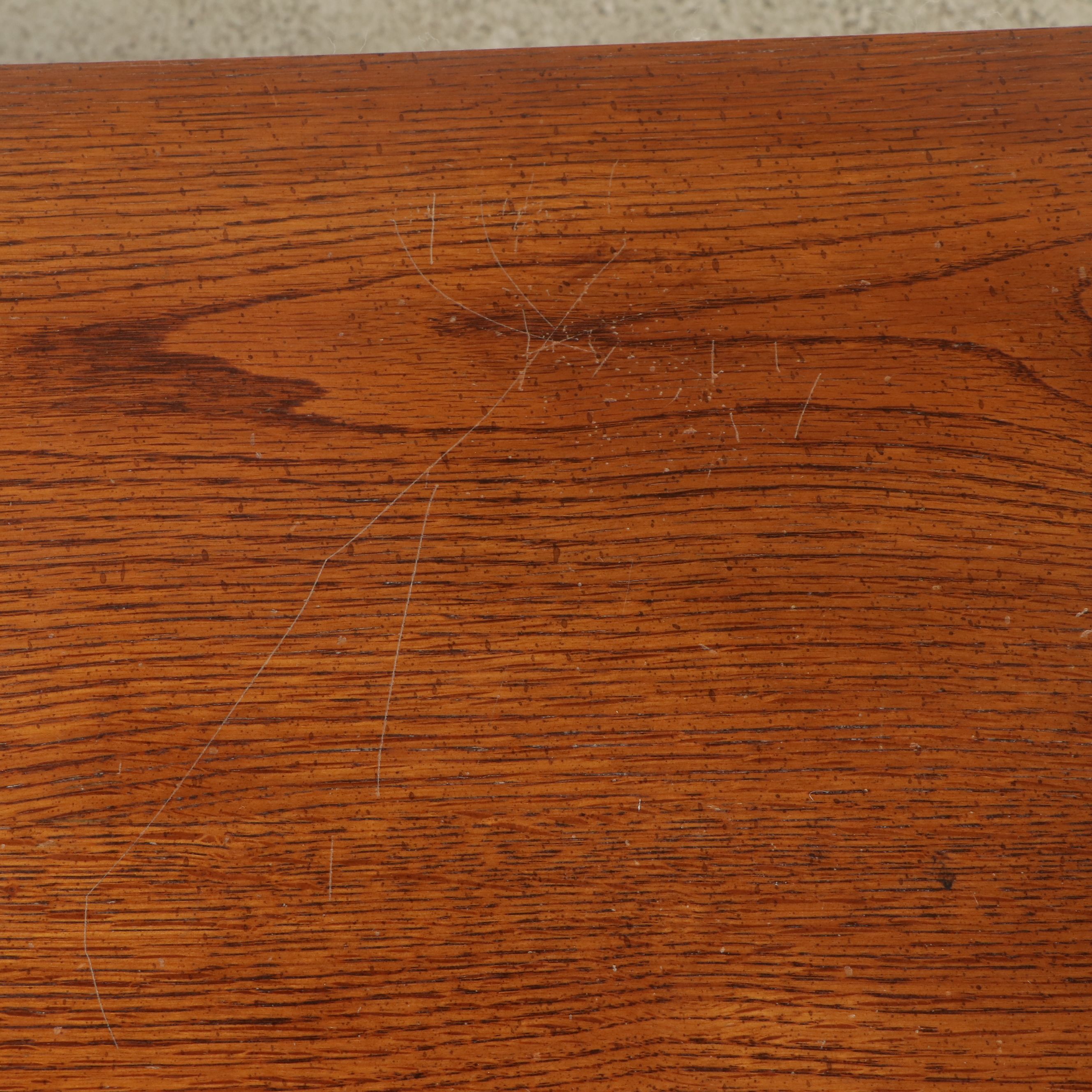 Bassett Mid Century Modern Campaign Style Oak Dresser