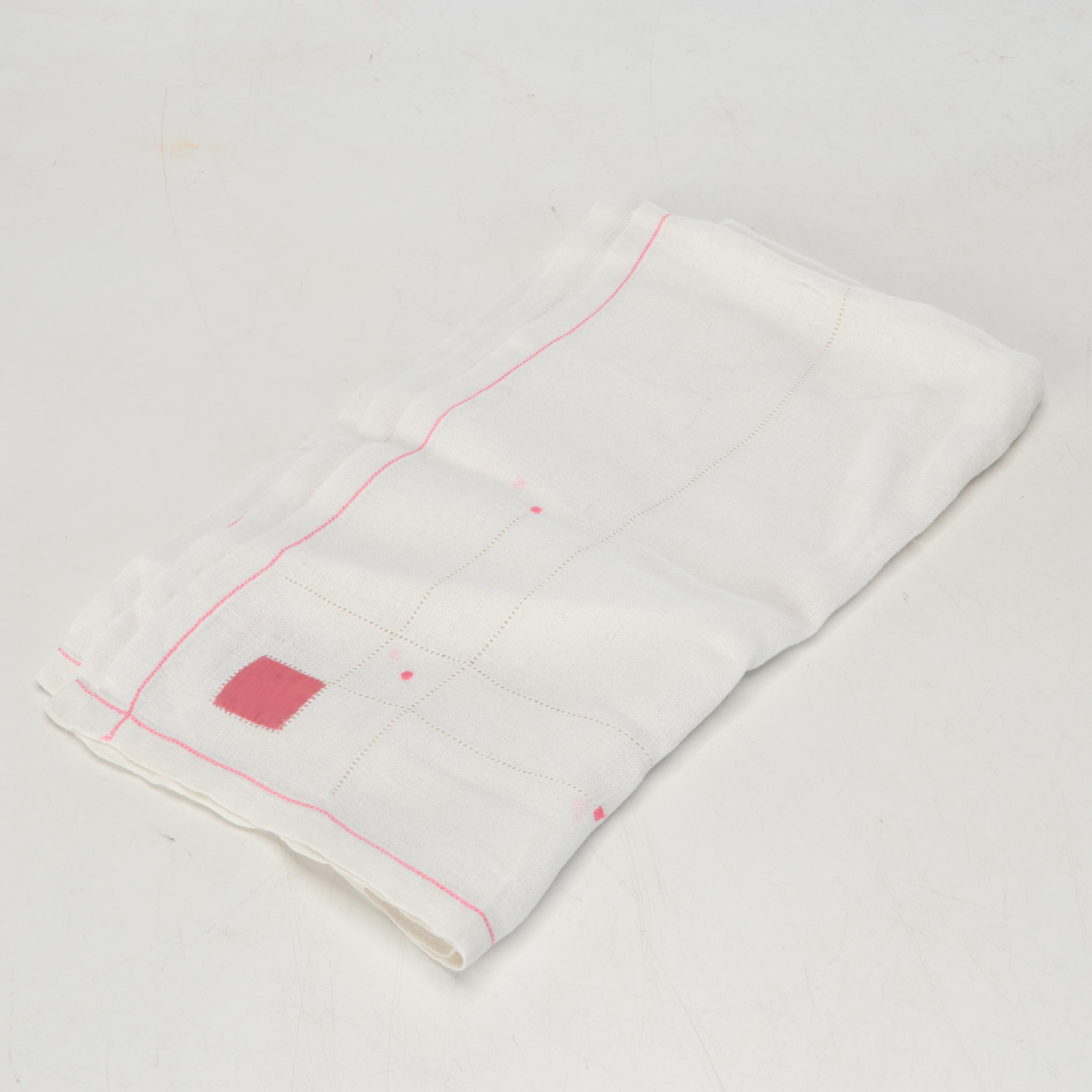 Vintage Embroidered and Other Table Linens