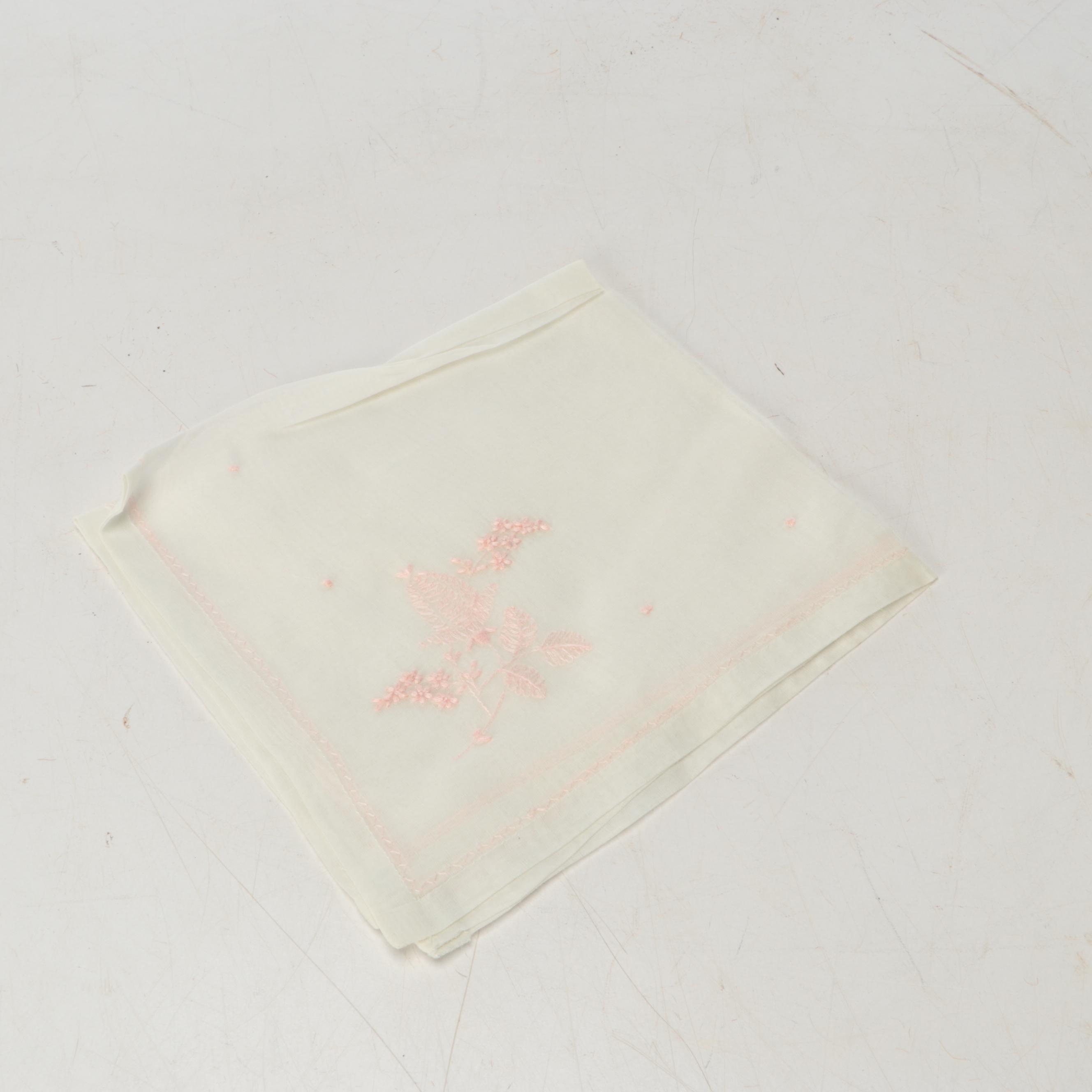 Vintage Embroidered and Other Table Linens