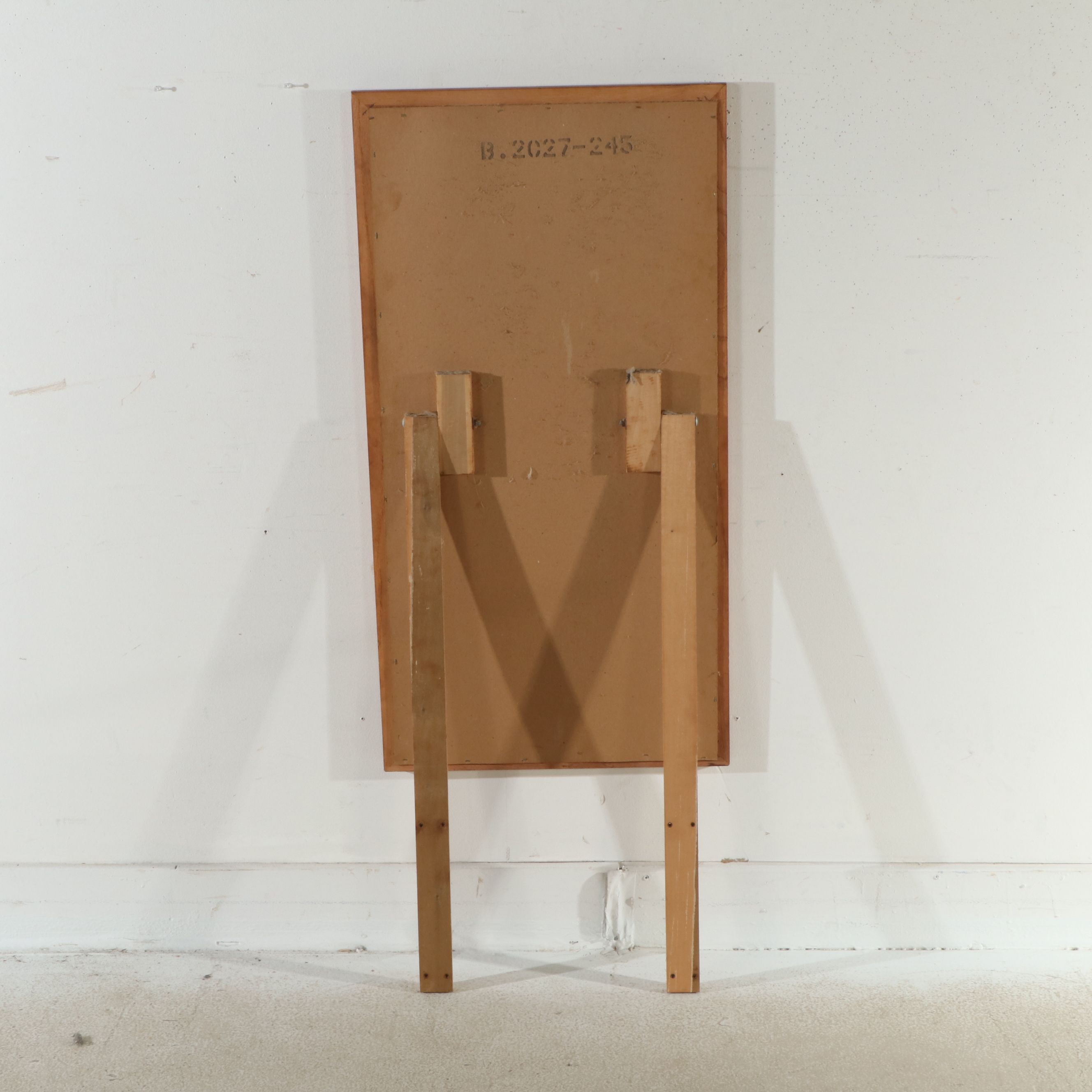 Bassett Mid Century Modern Campaign Style Oak Dresser