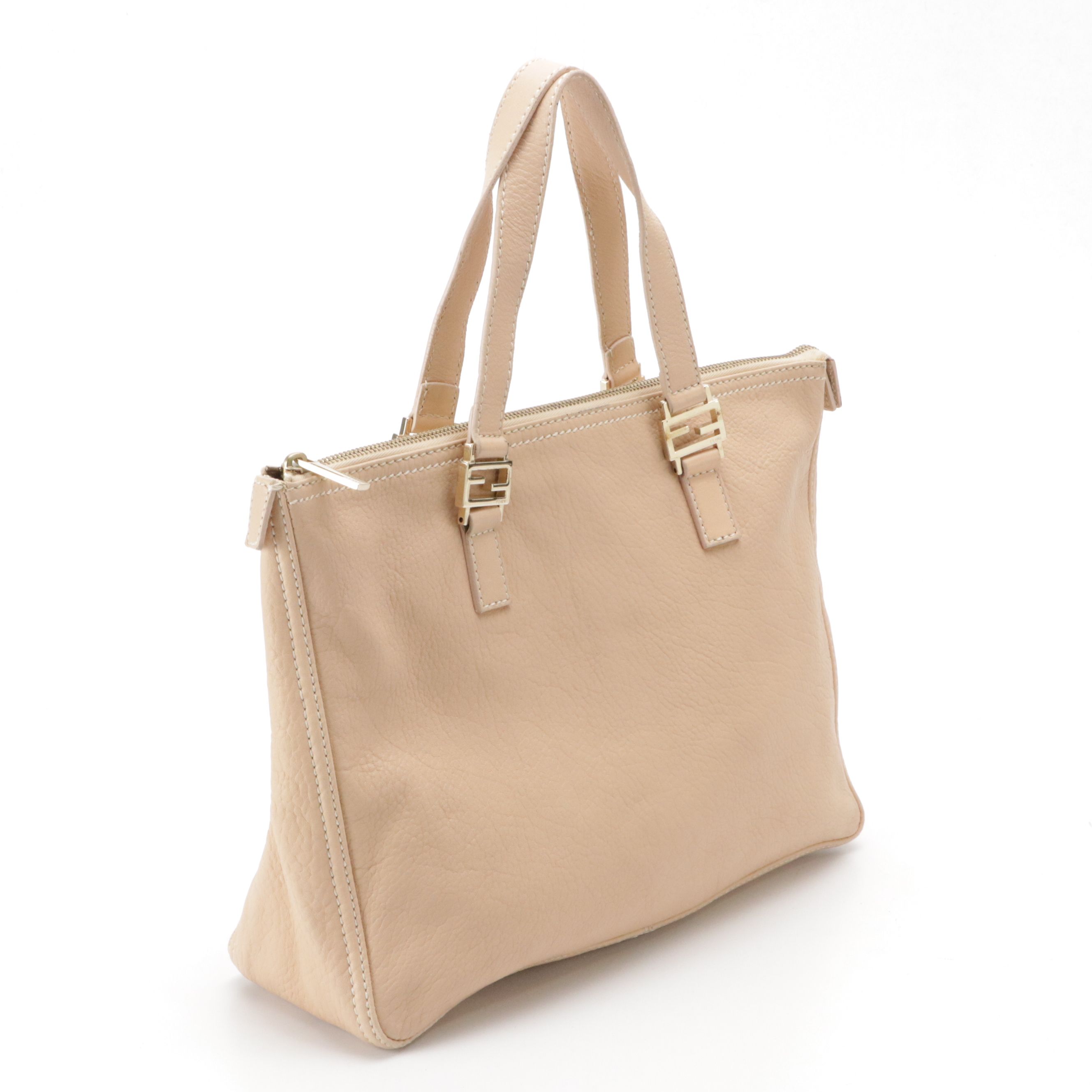 Fendi Handbag in Neutral Leather