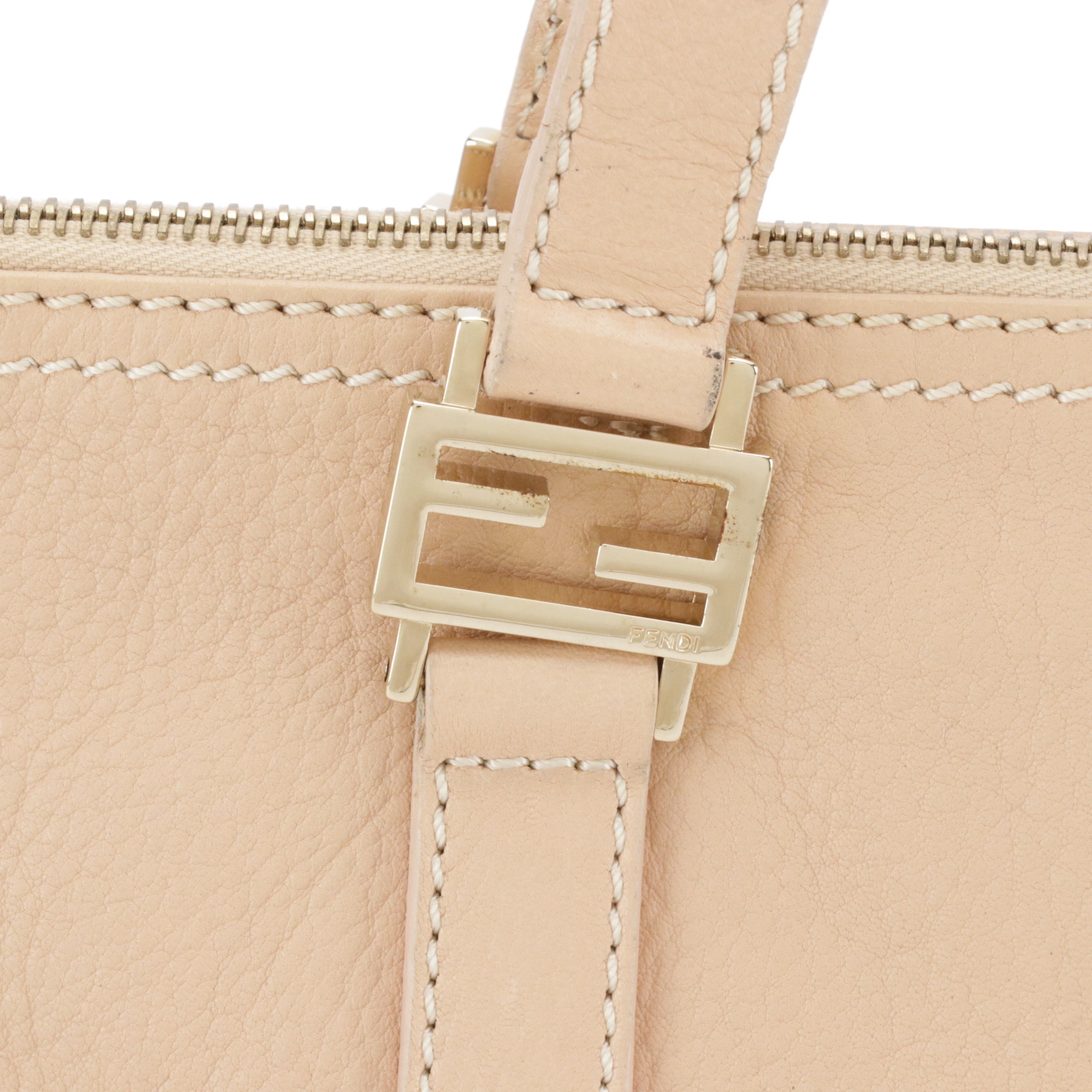 Fendi Handbag in Neutral Leather
