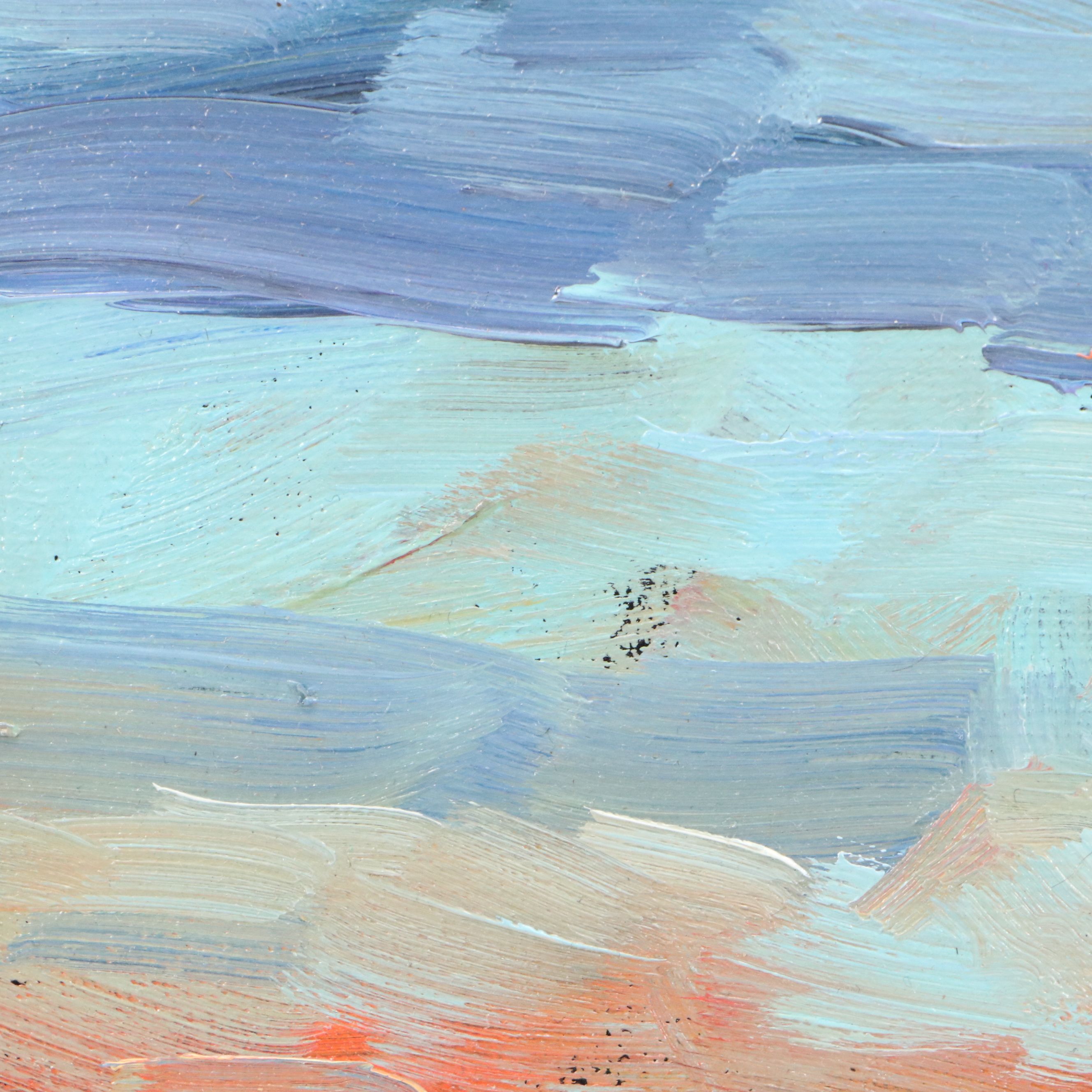 William Hawkins Sunset Landscape Oil Painting, 2025