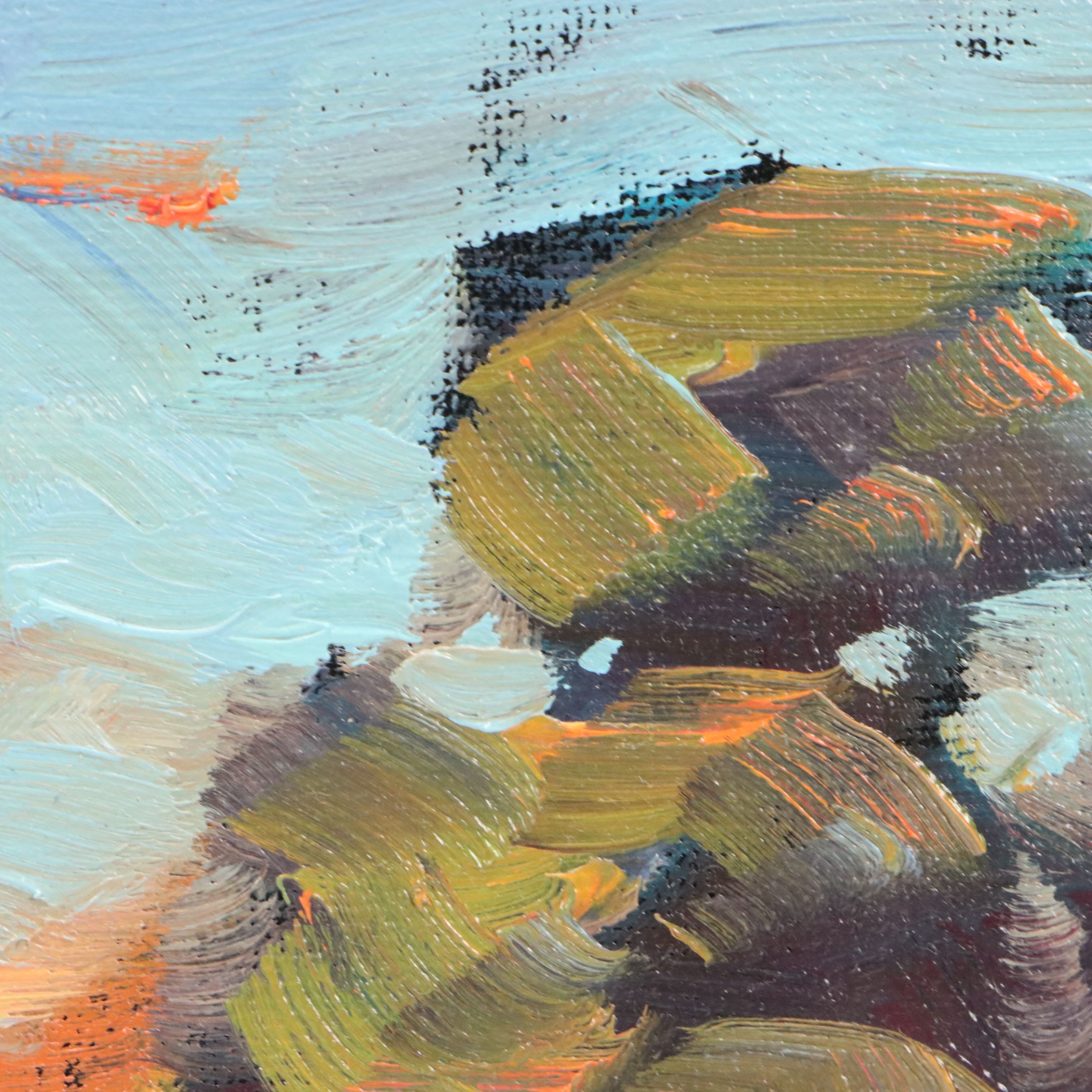 William Hawkins Sunset Landscape Oil Painting, 2025