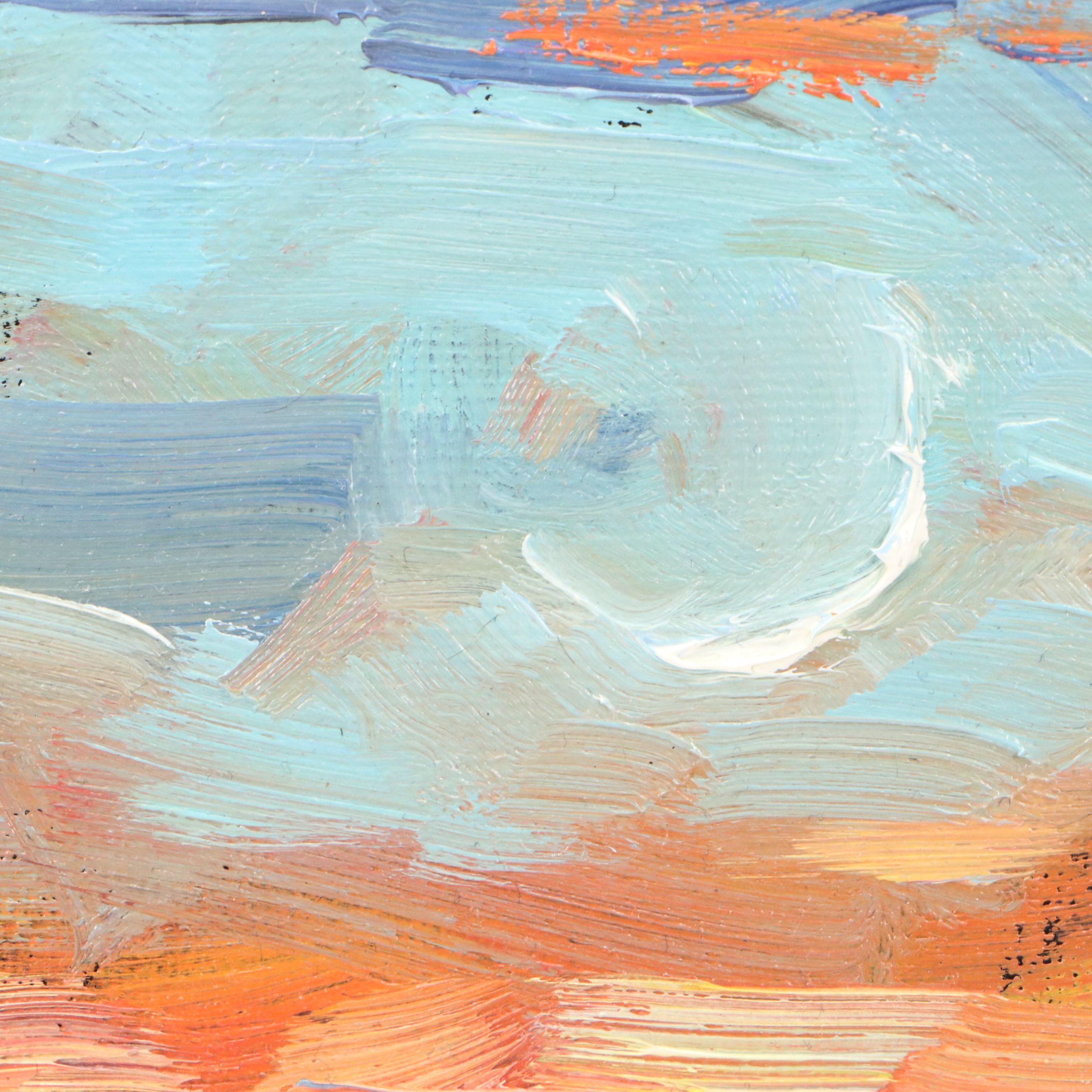 William Hawkins Sunset Landscape Oil Painting, 2025