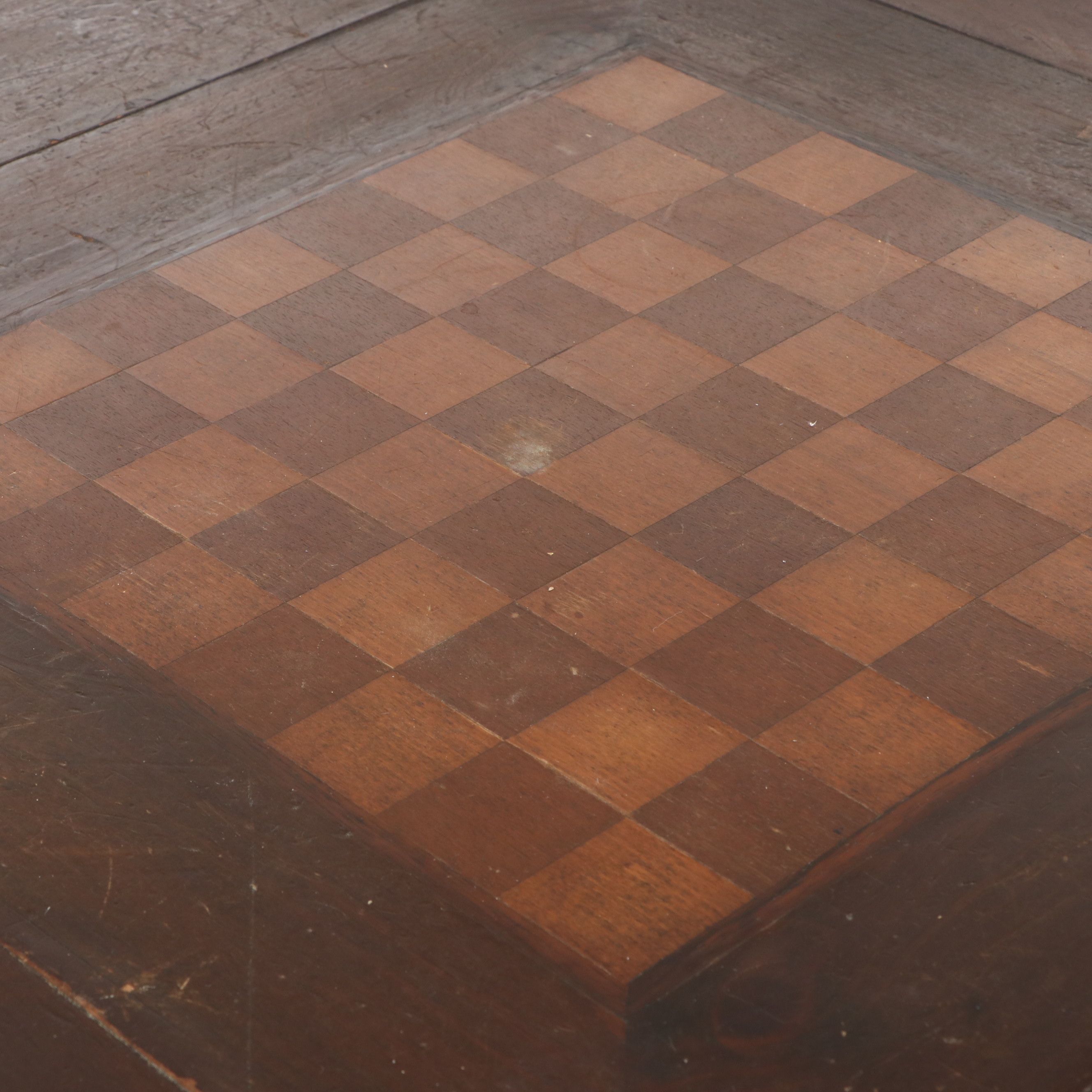 Kling Furniture Walnut Finish Games Table with Bentwood and Cane Bistro Chairs