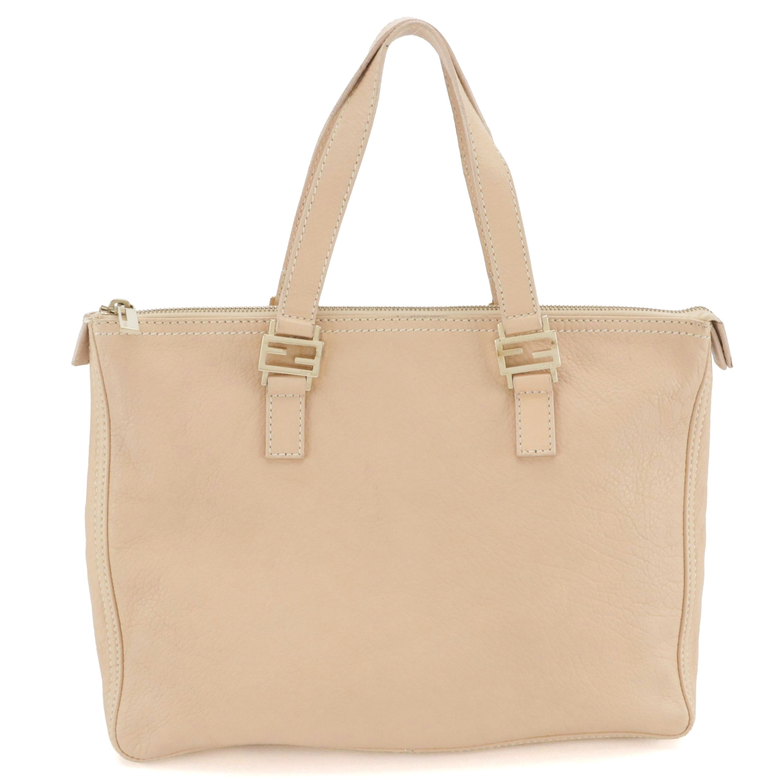 Fendi Handbag in Neutral Leather