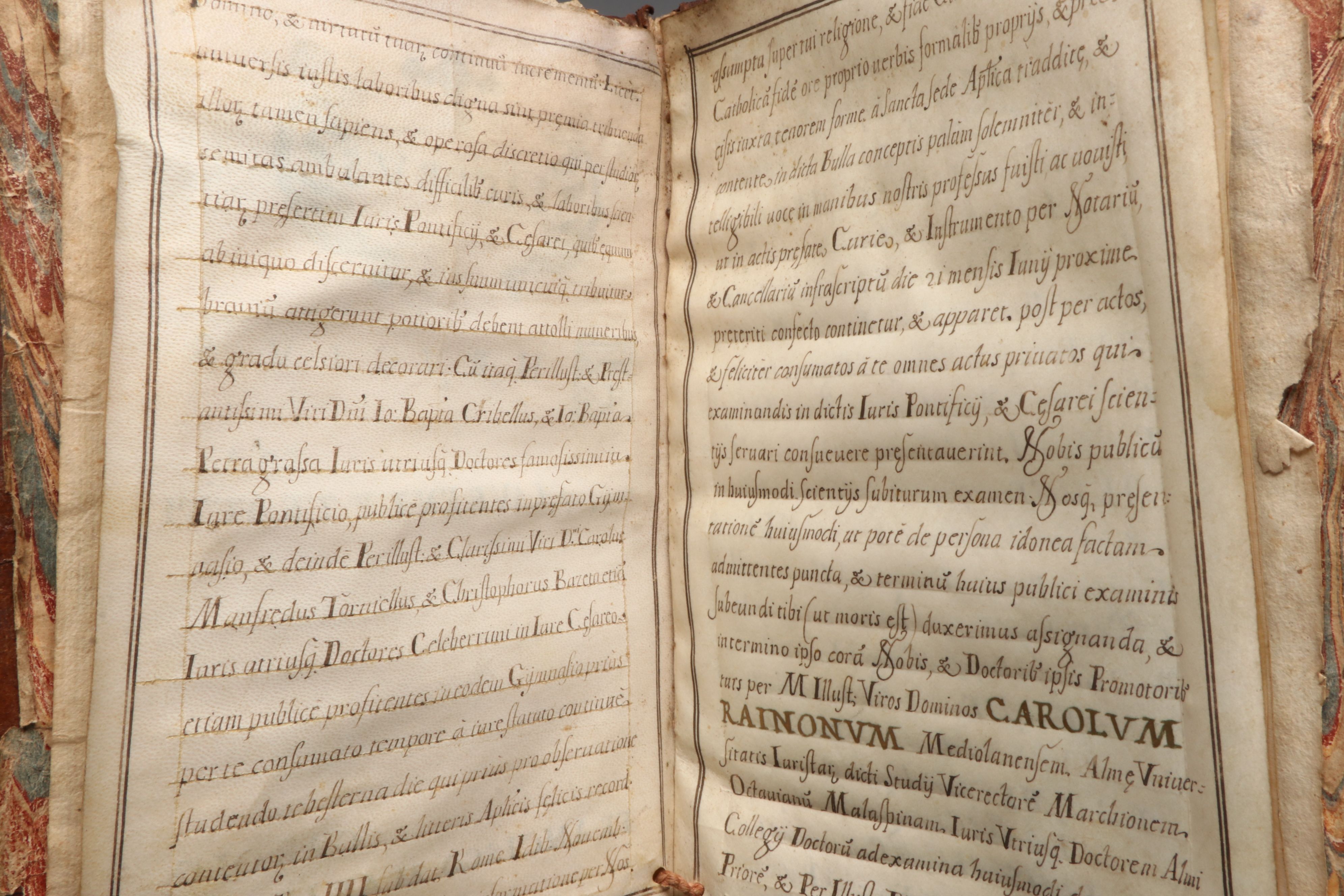 Illuminated Doctoral Diploma from the University of Pavia (c. 1680)