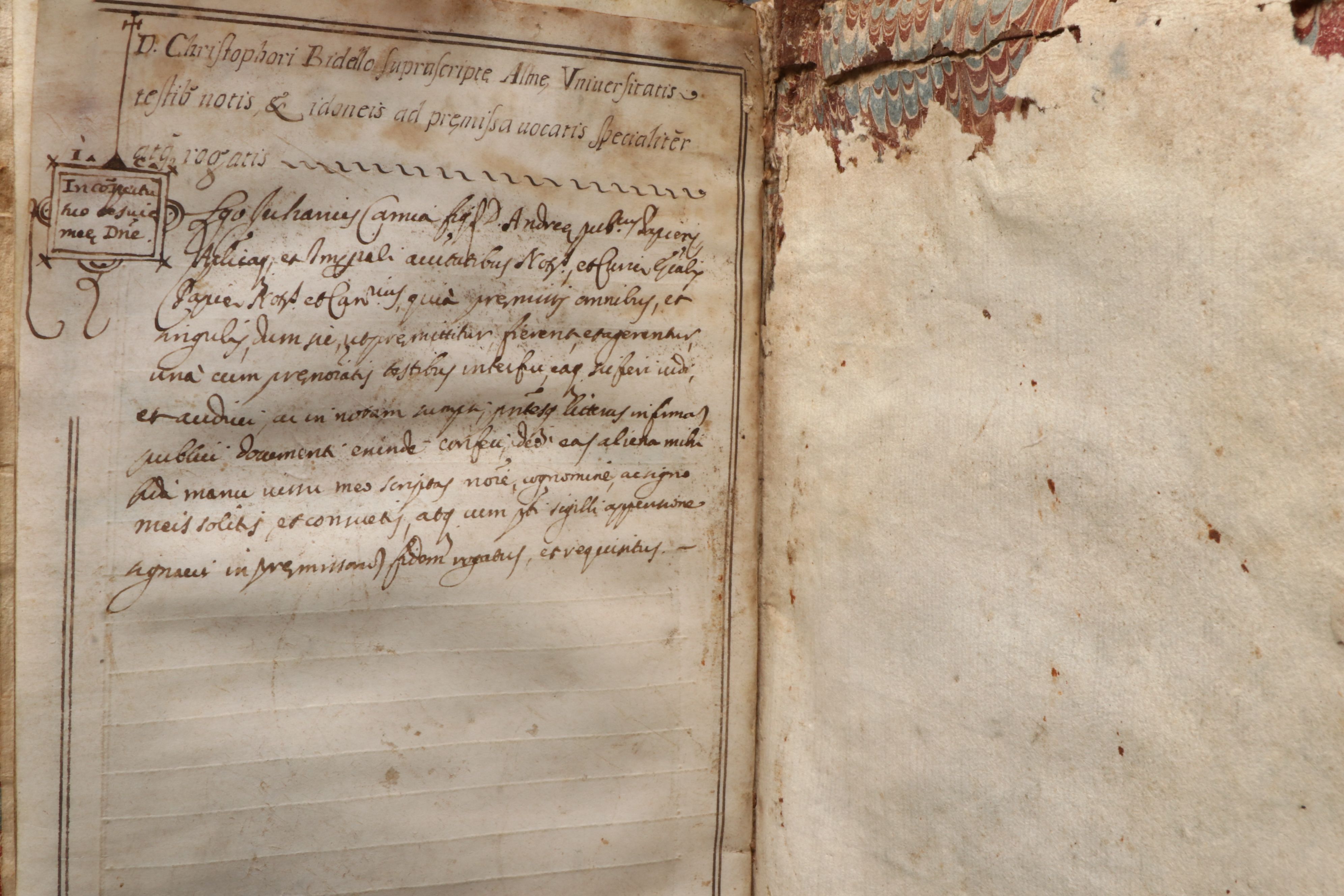 Illuminated Doctoral Diploma from the University of Pavia (c. 1680)