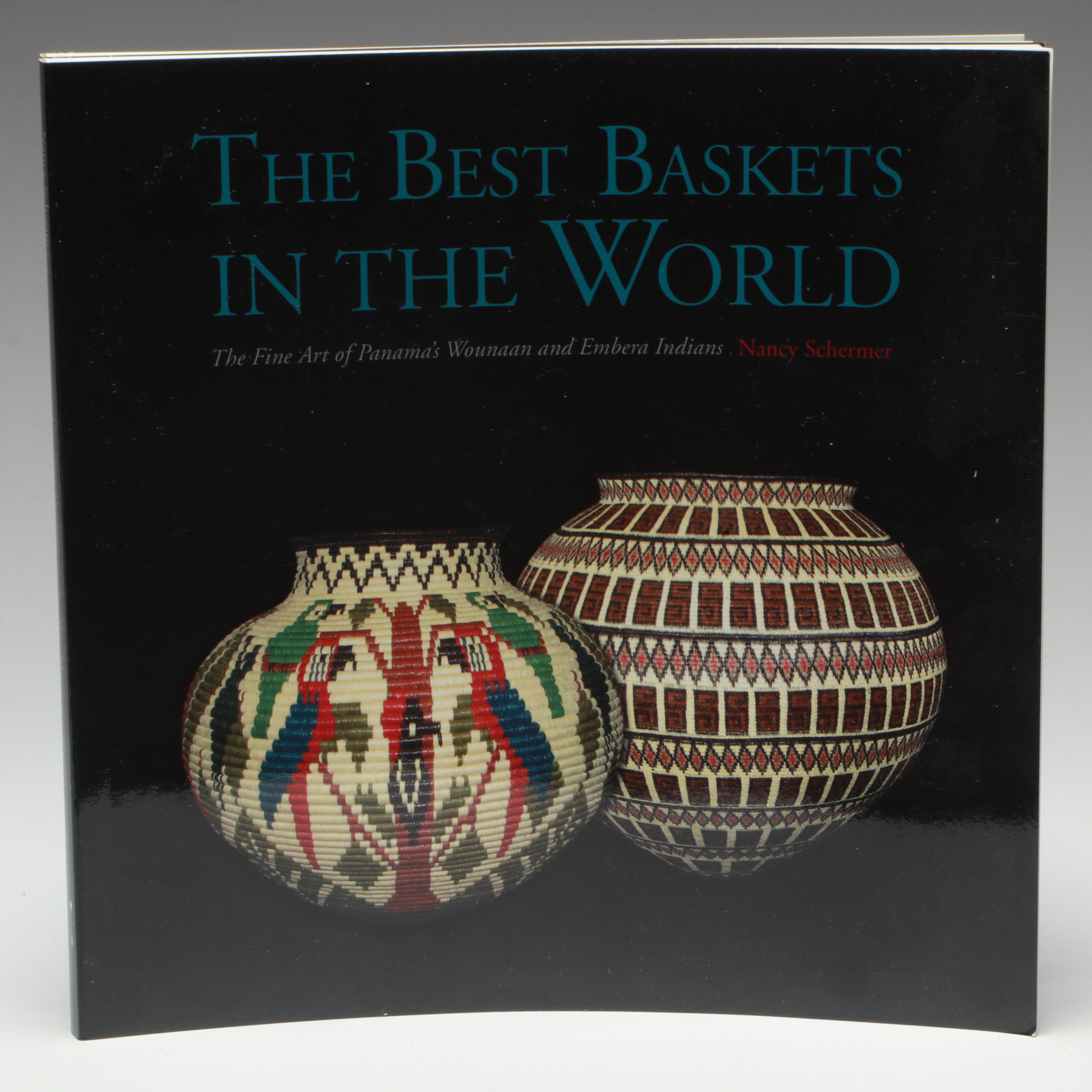 Panamanian Emberá-Wounaan Chunga Fiber Figural Adornments and Basket