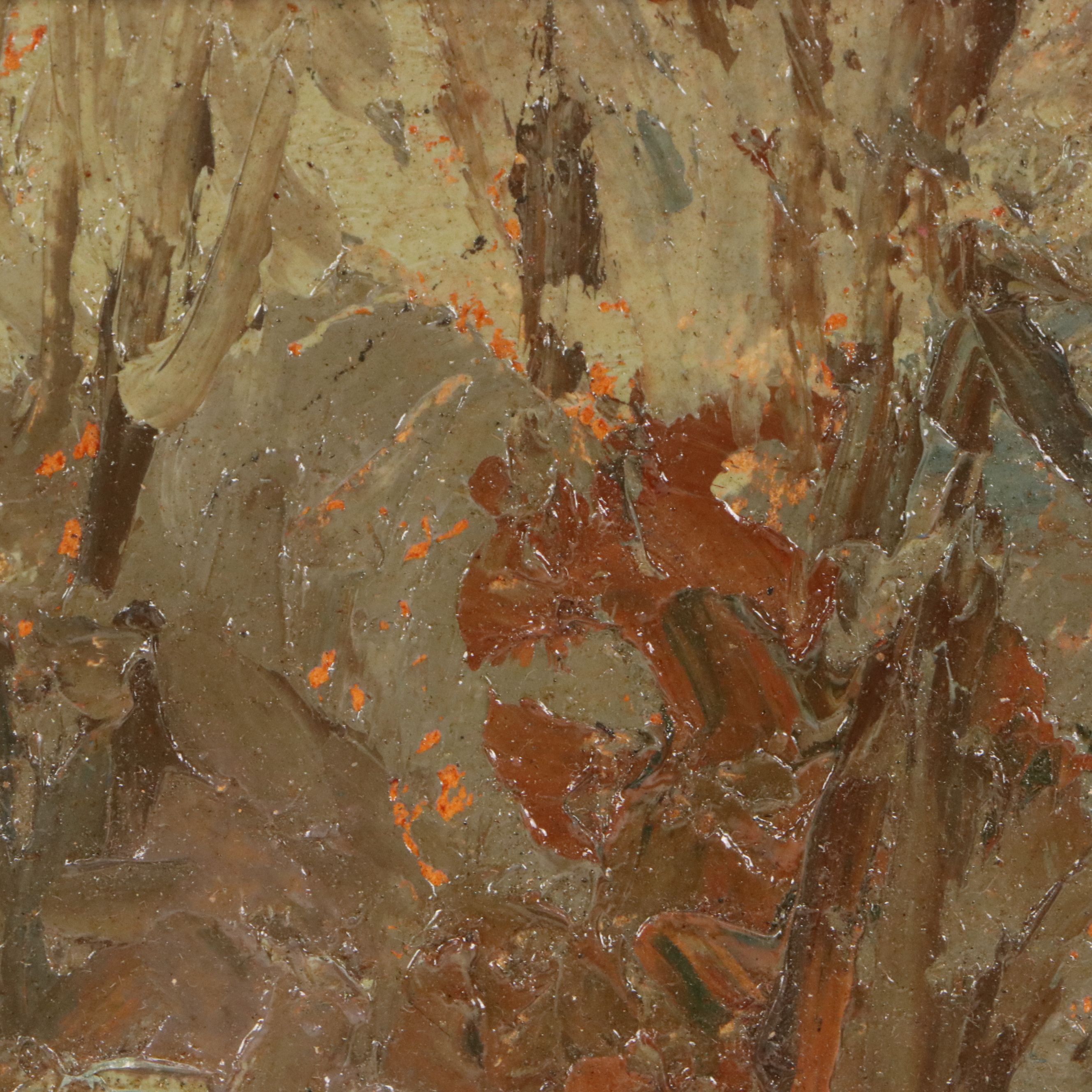 Bernard Lennon Impressionistic Landscape Painting, 20th Century