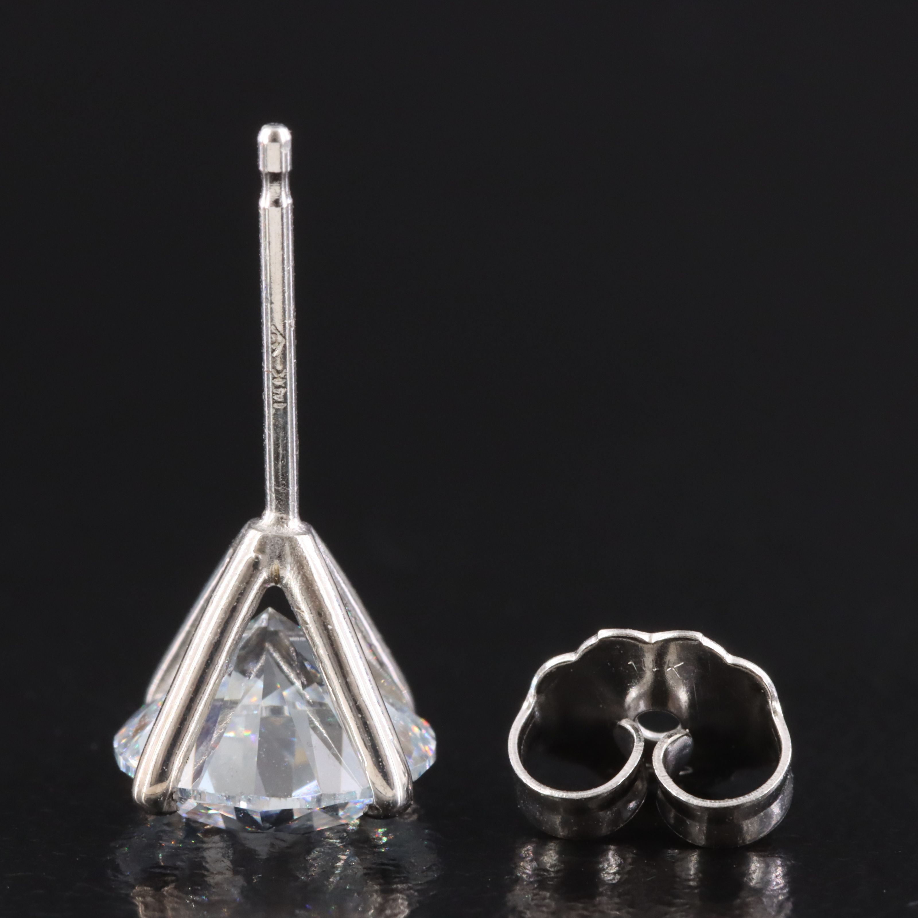14K 3.03 CTW Lab Grown Diamond Martini Stud Earrings with IGI Jewelry Report