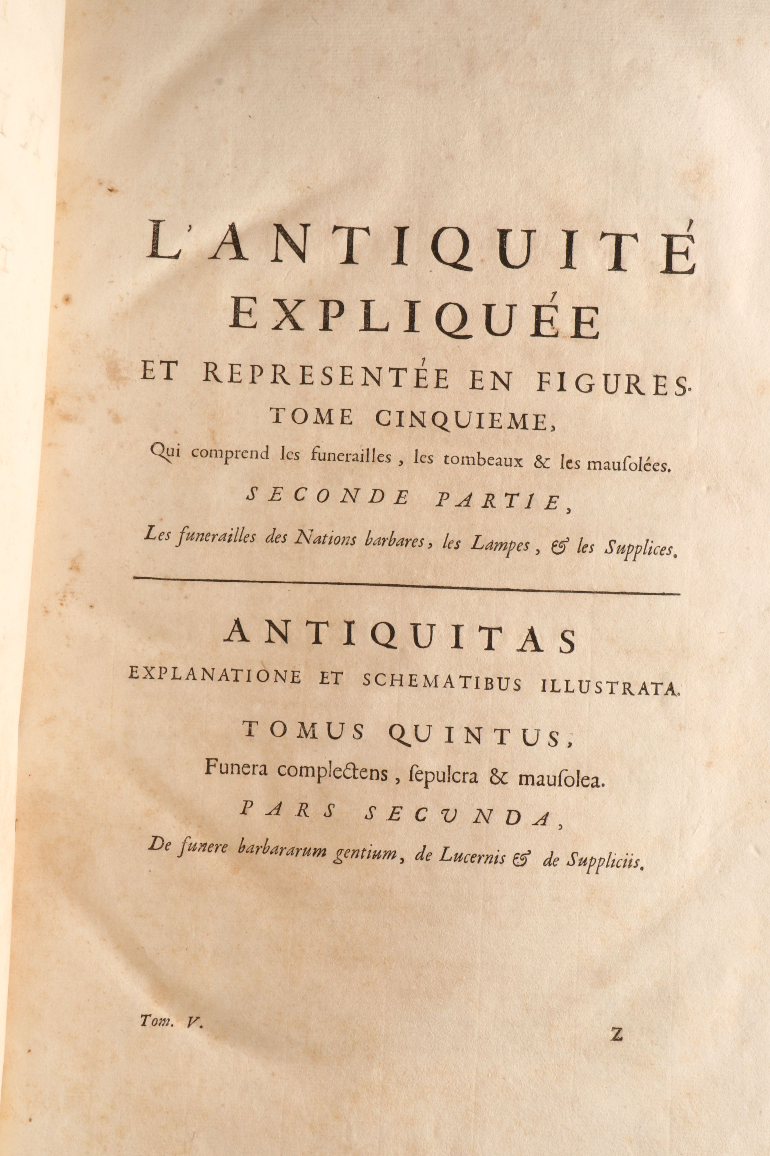 "L'Antiquité expliquée et représentée en figures" Complete Set by Montfaucon