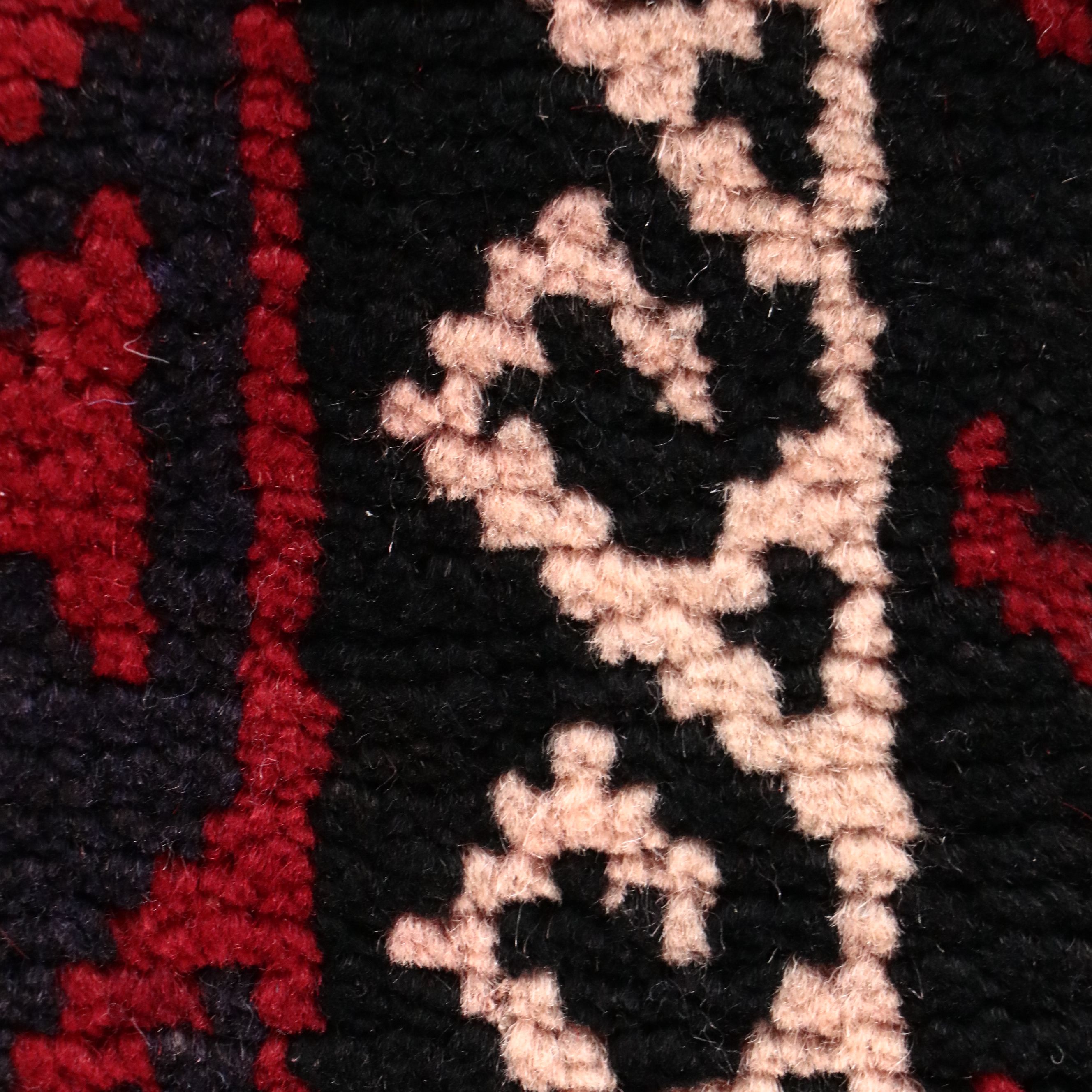 4'3 x 6'2 Hand-Knotted Persian Baluch Area Rug