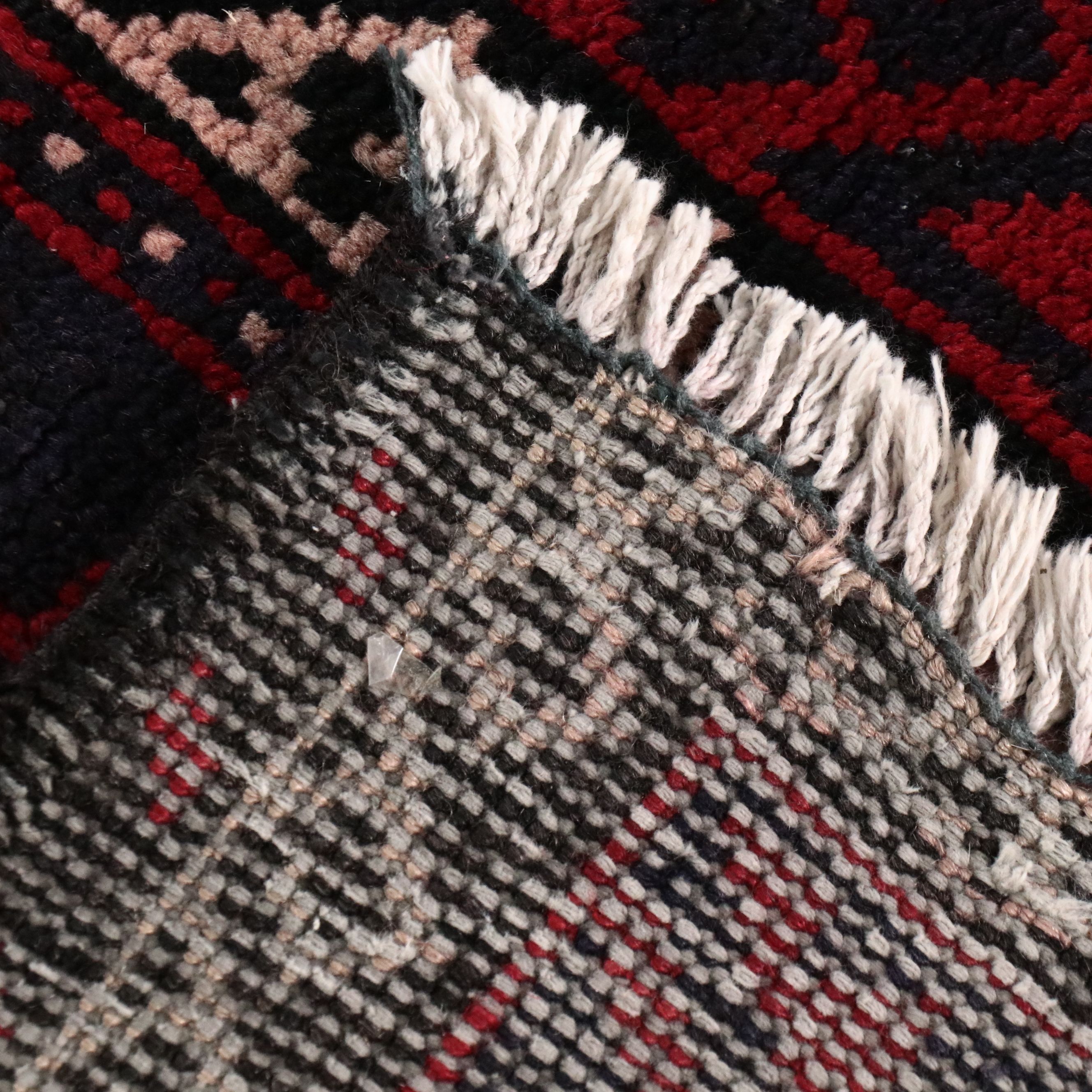 4'3 x 6'2 Hand-Knotted Persian Baluch Area Rug