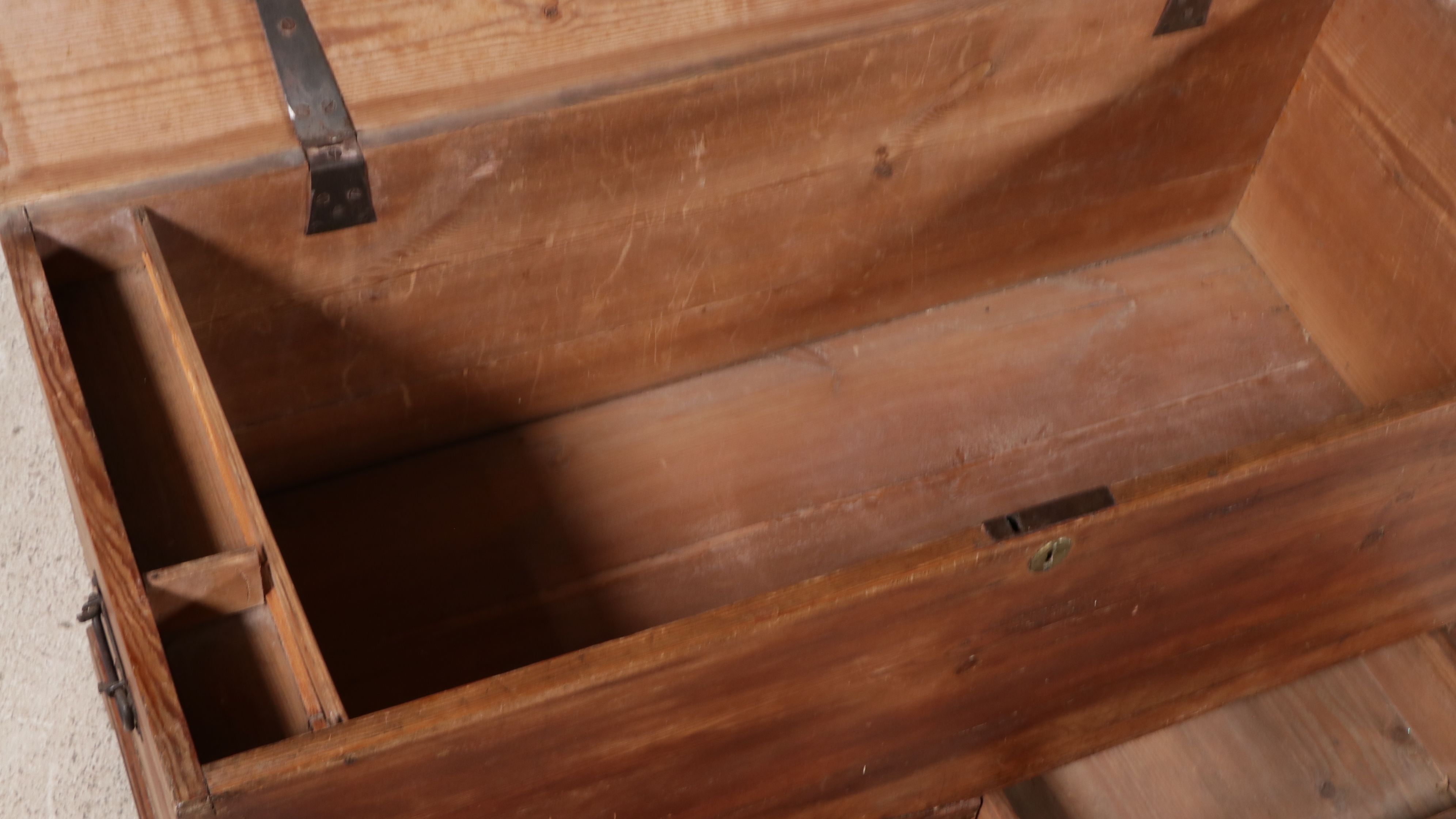 Georgian Style Wooden Blanket Chest with Drawers, Late 18th/Early 19th Century