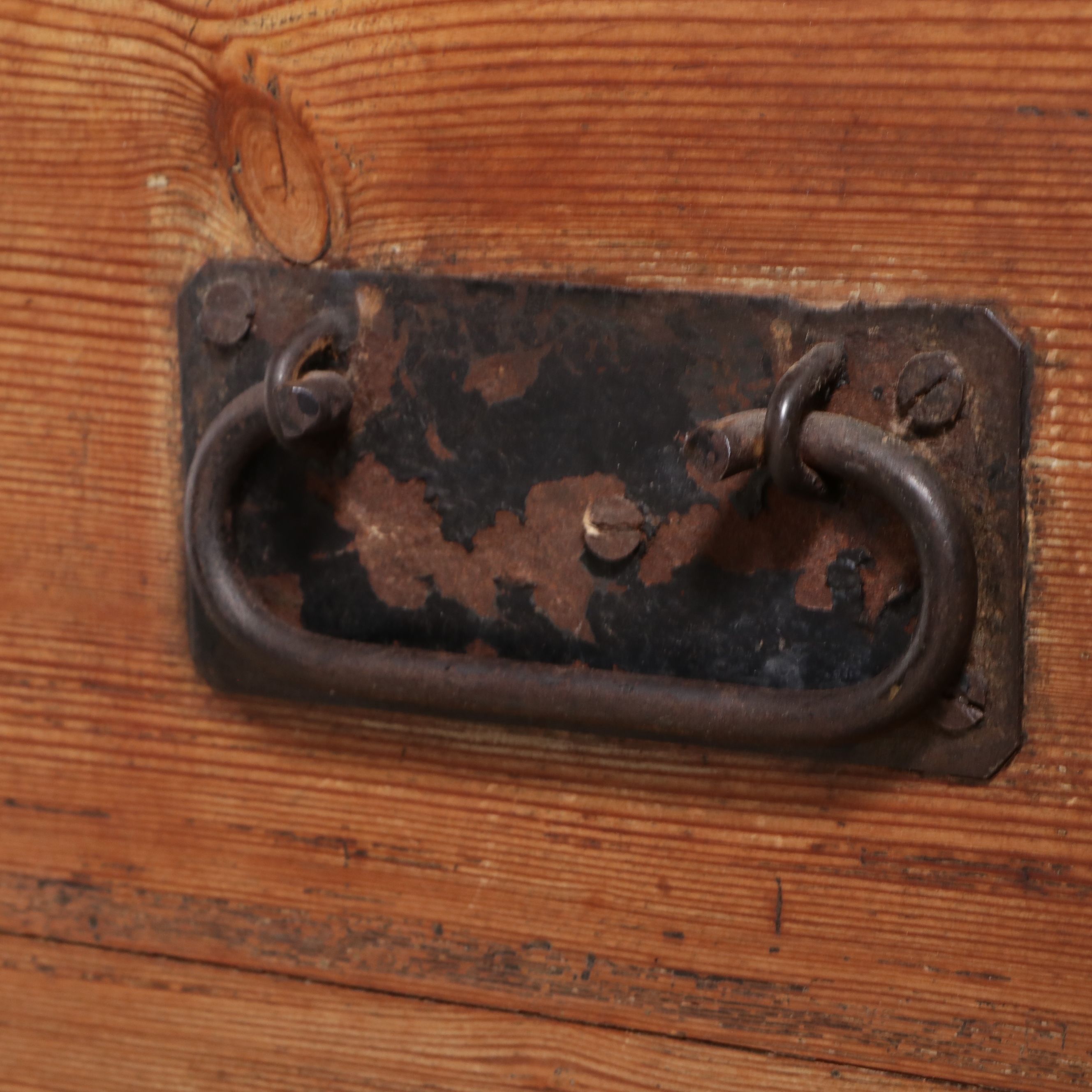 Georgian Style Wooden Blanket Chest with Drawers, Late 18th/Early 19th Century