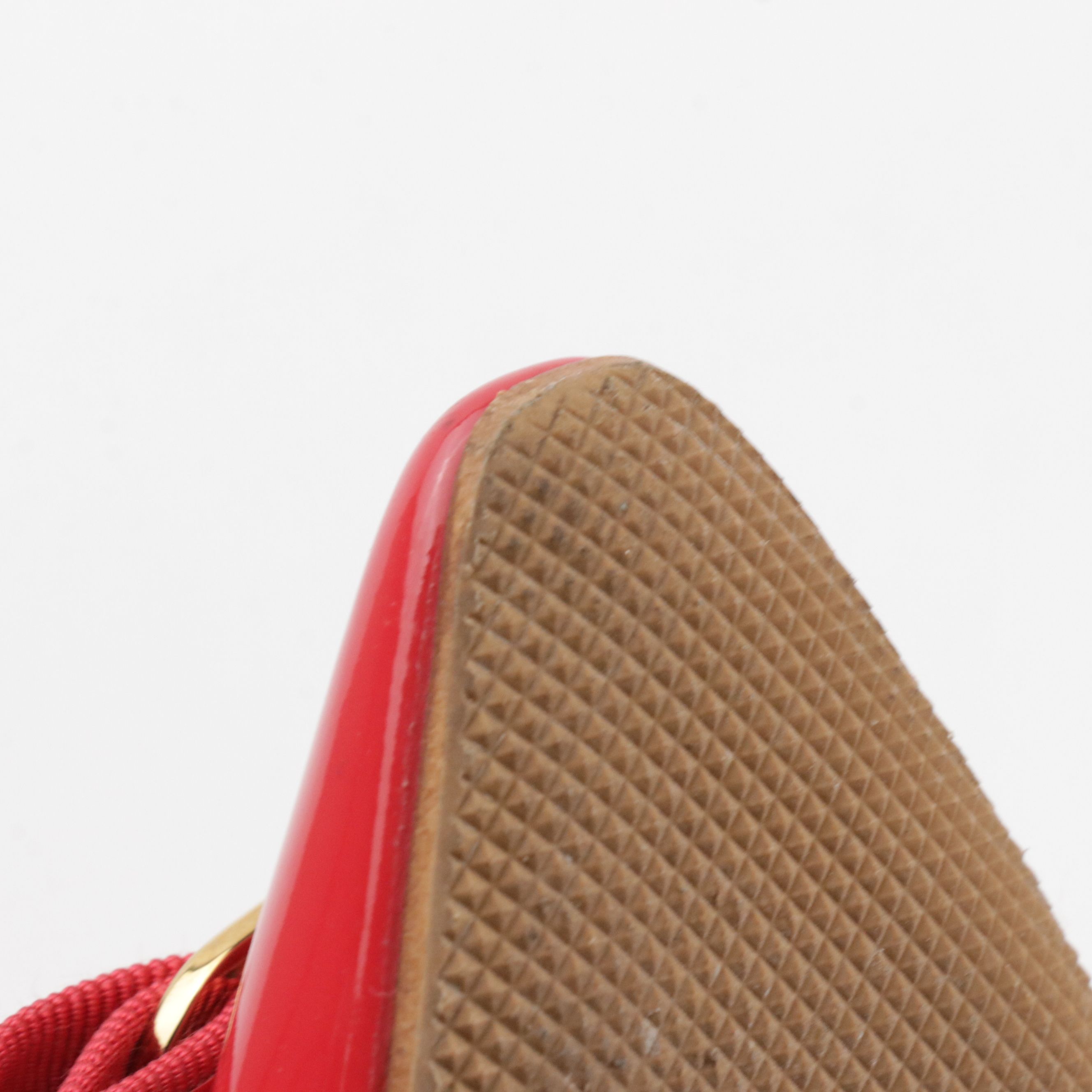 Salvatore Ferragamo Emy Flats in Pamplona Patent Leather with Box