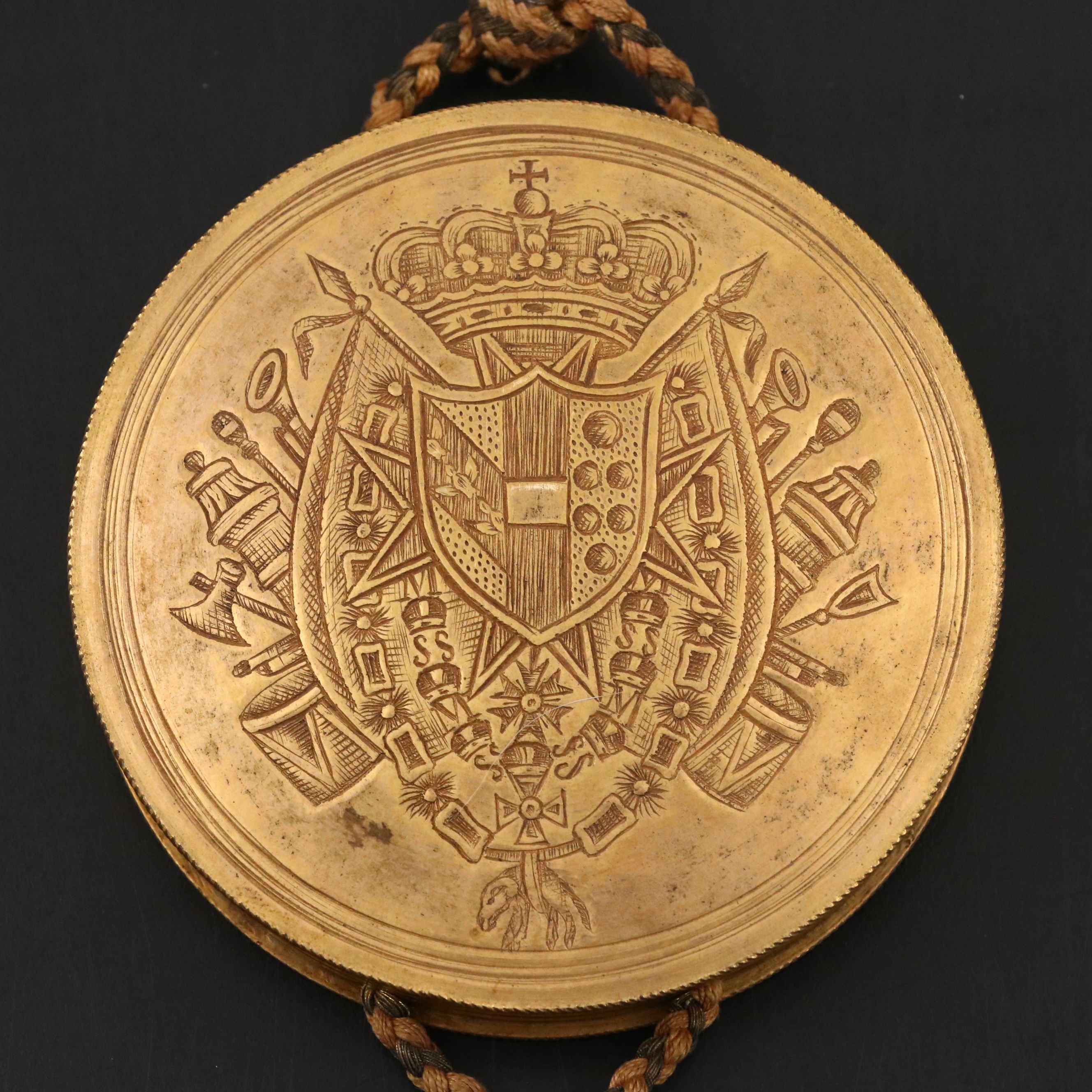 Grant of Status Document from the Reign of Leopold II with Wax Seal, 1830